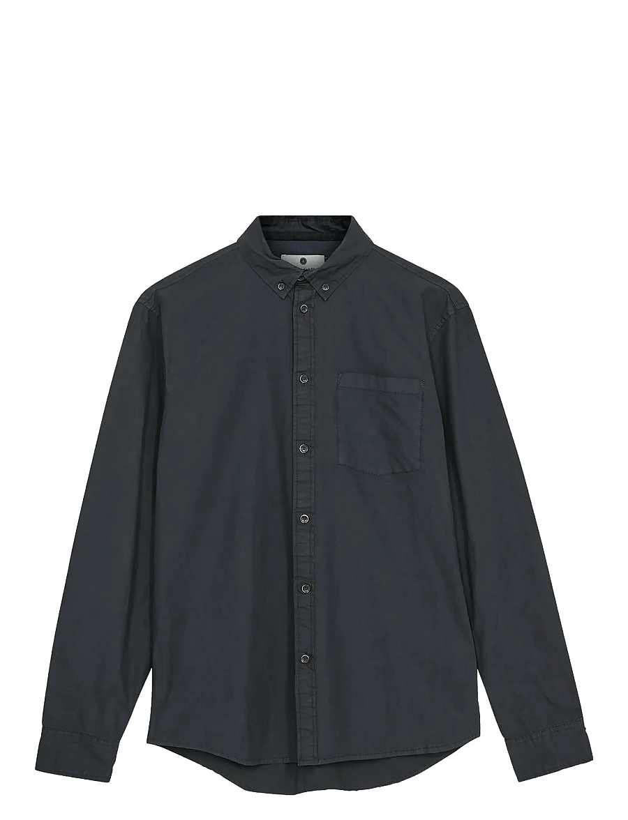 Anerkjendt - AKKONRAD L/S POPLIN SHIRT NOOS - freizeithemden - sky captain - 0