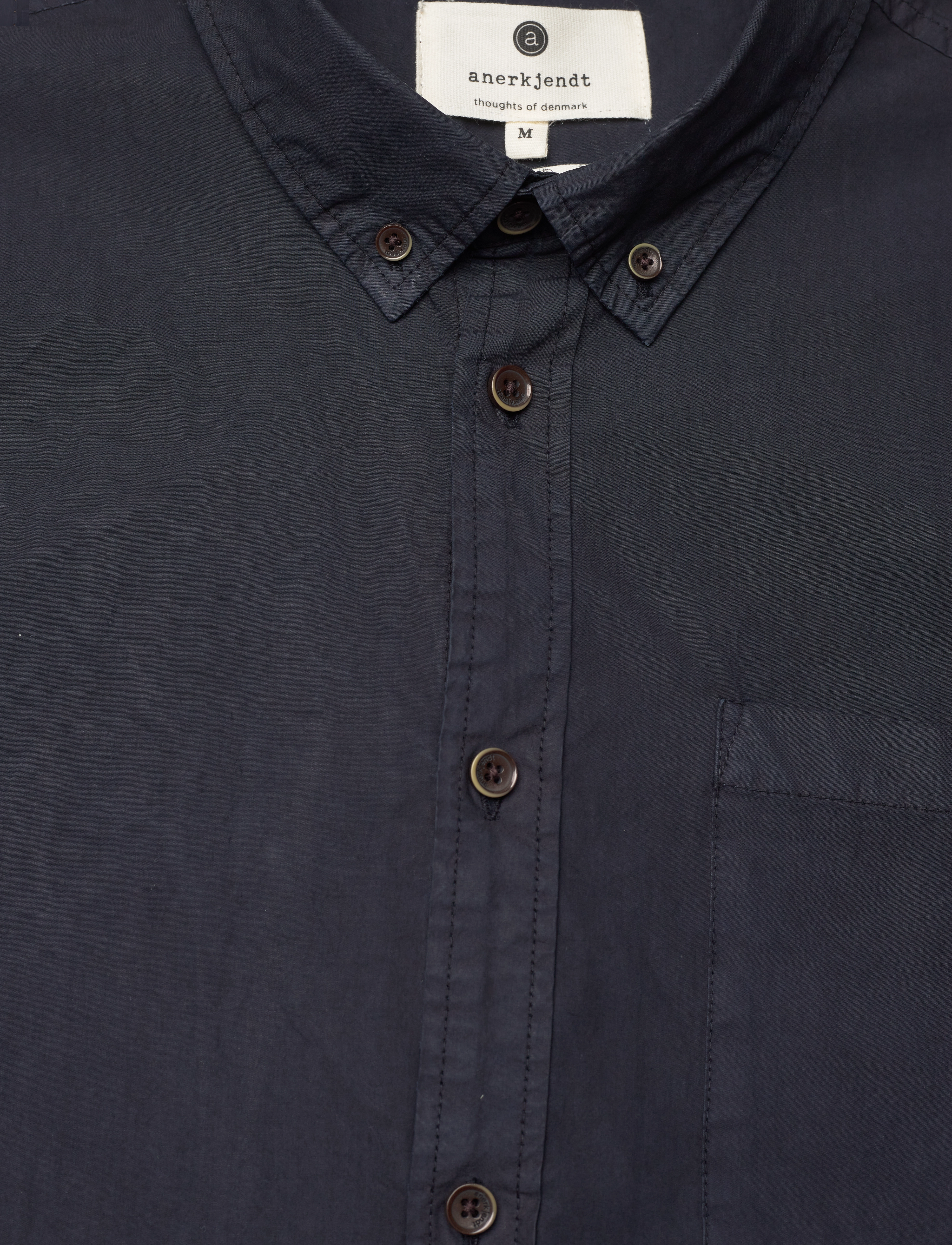 Anerkjendt - AKKONRAD L/S POPLIN SHIRT NOOS - casual skjorter - sky captain - 2