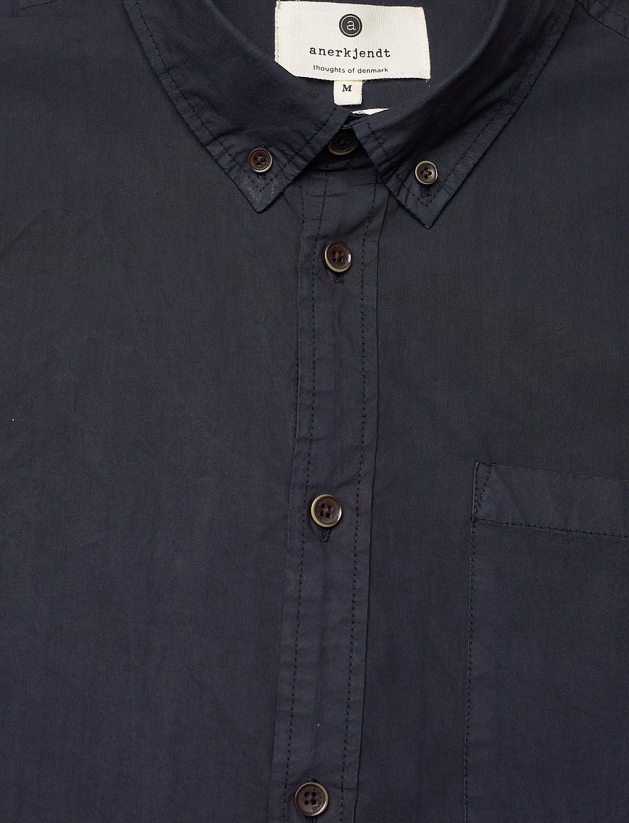 Anerkjendt - AKKONRAD L/S POPLIN SHIRT NOOS - freizeithemden - sky captain - 2