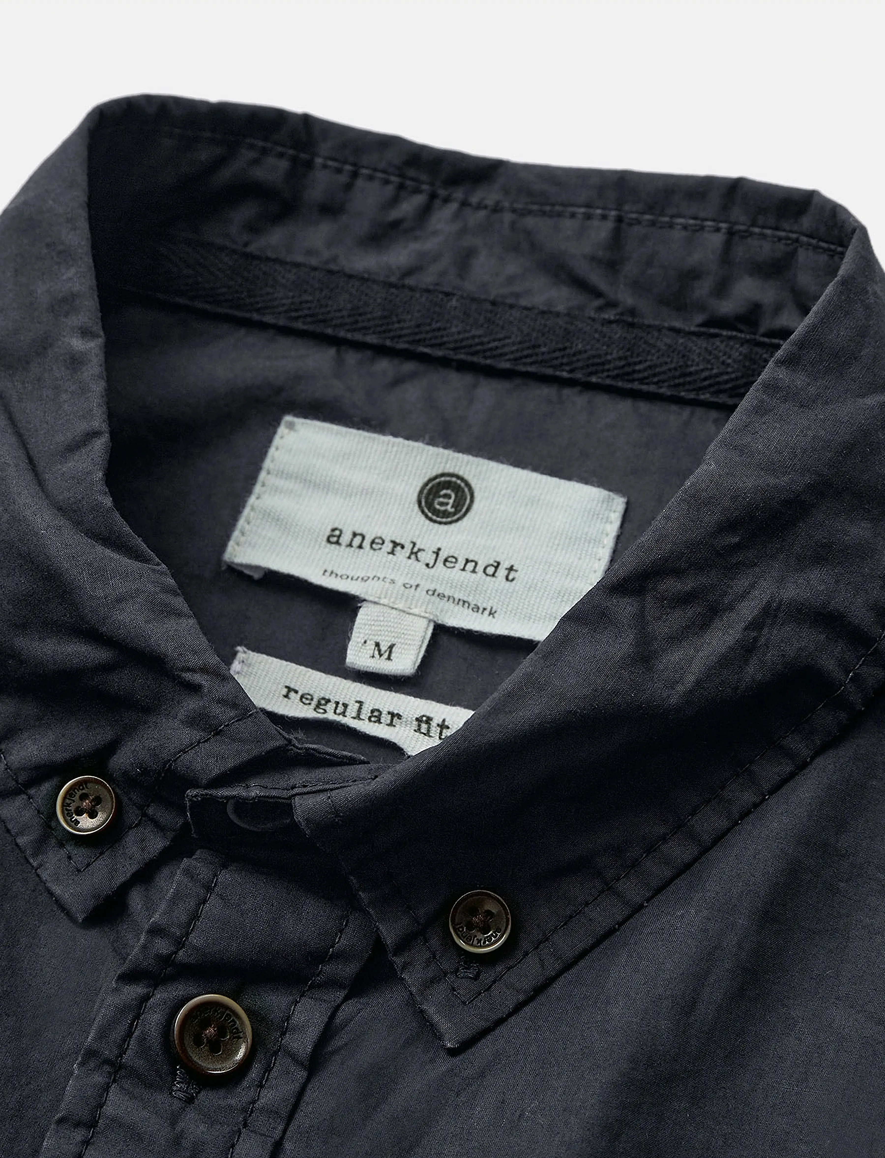 Anerkjendt - AKKONRAD L/S POPLIN SHIRT NOOS - casual skjorter - sky captain - 3