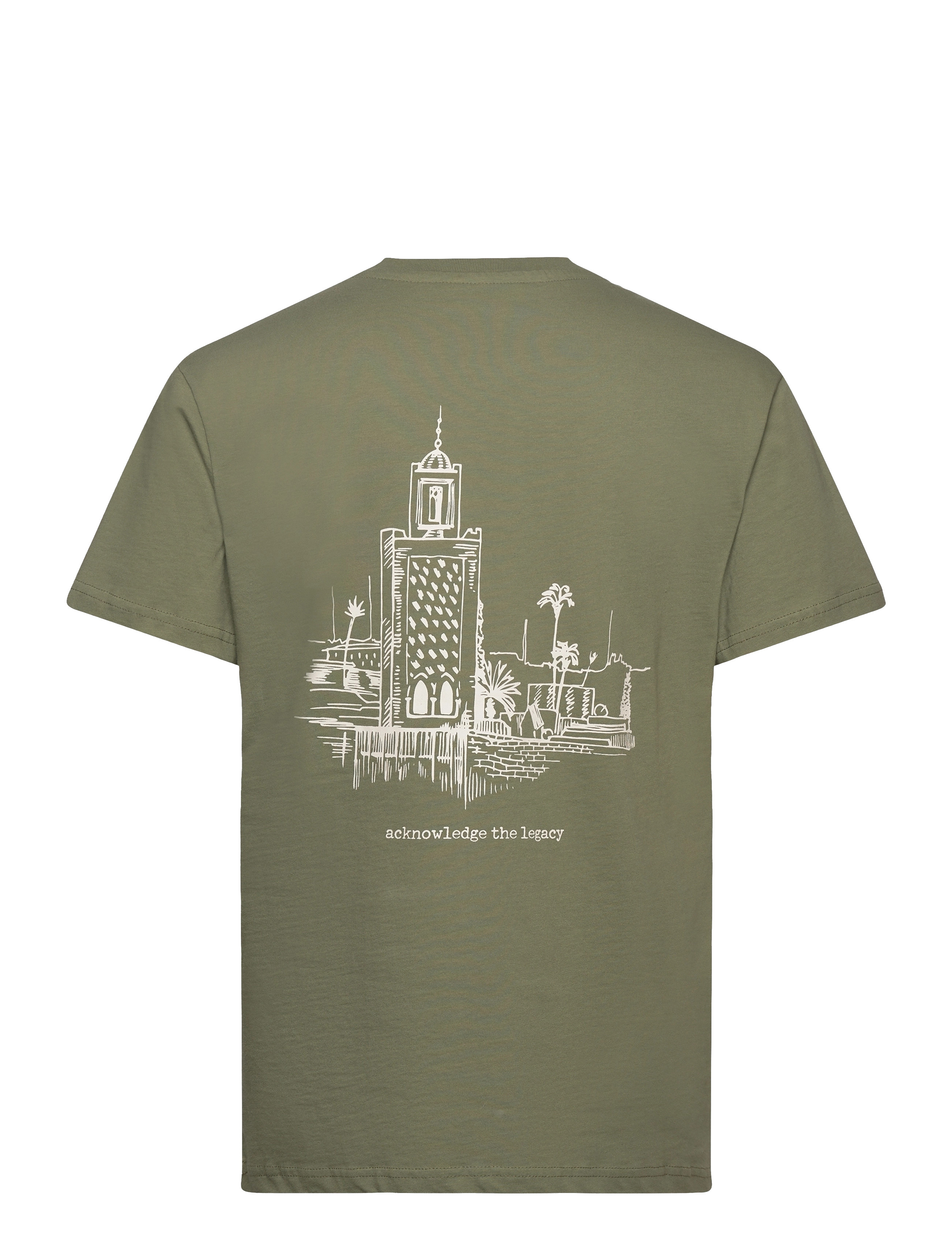 Anerkjendt - AKKIKKI S/S MARRAKECH1 TEE - GOTS - olivine - 2