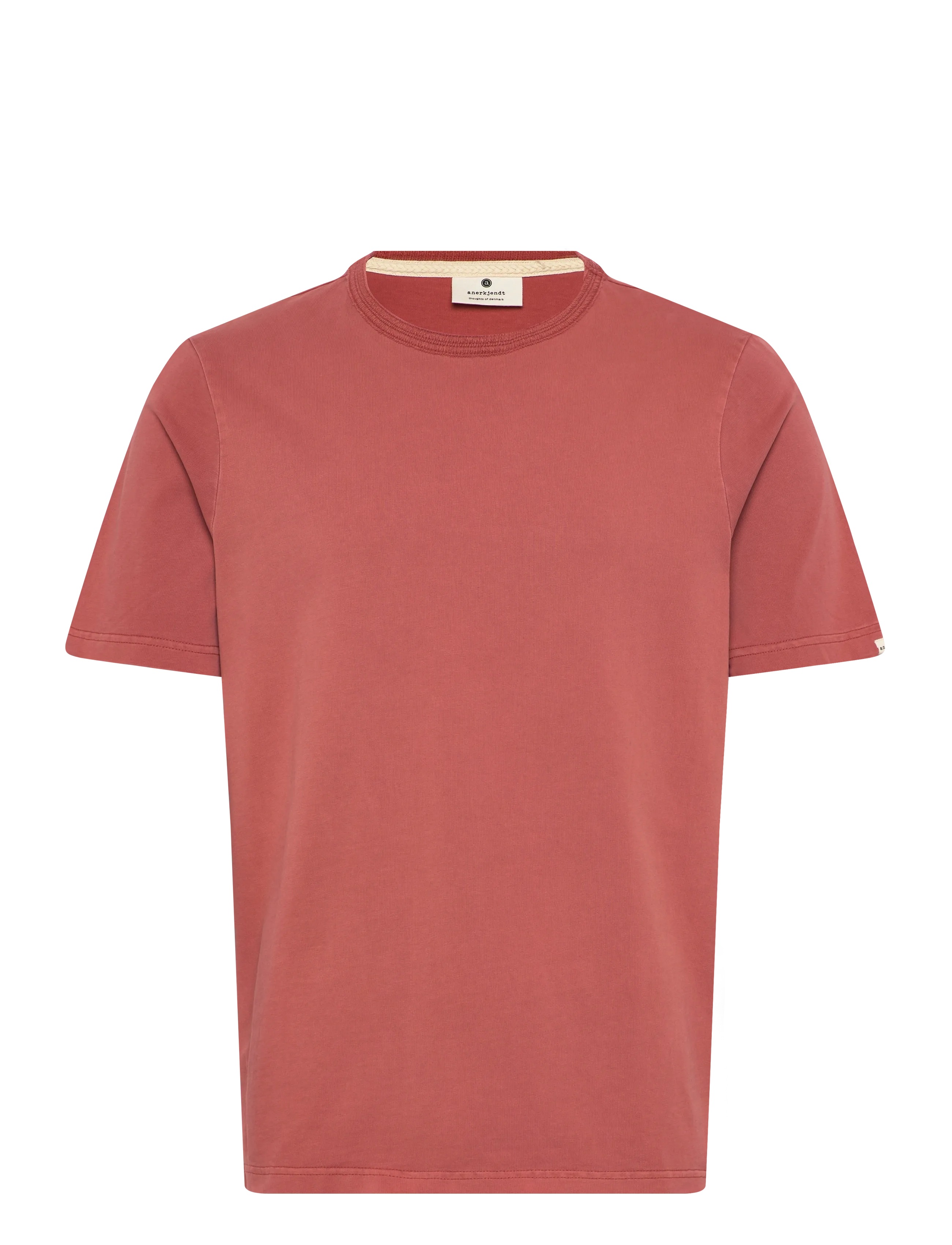 Anerkjendt AKKIKKI S/S TEE - Kleidung - AUBURN / red