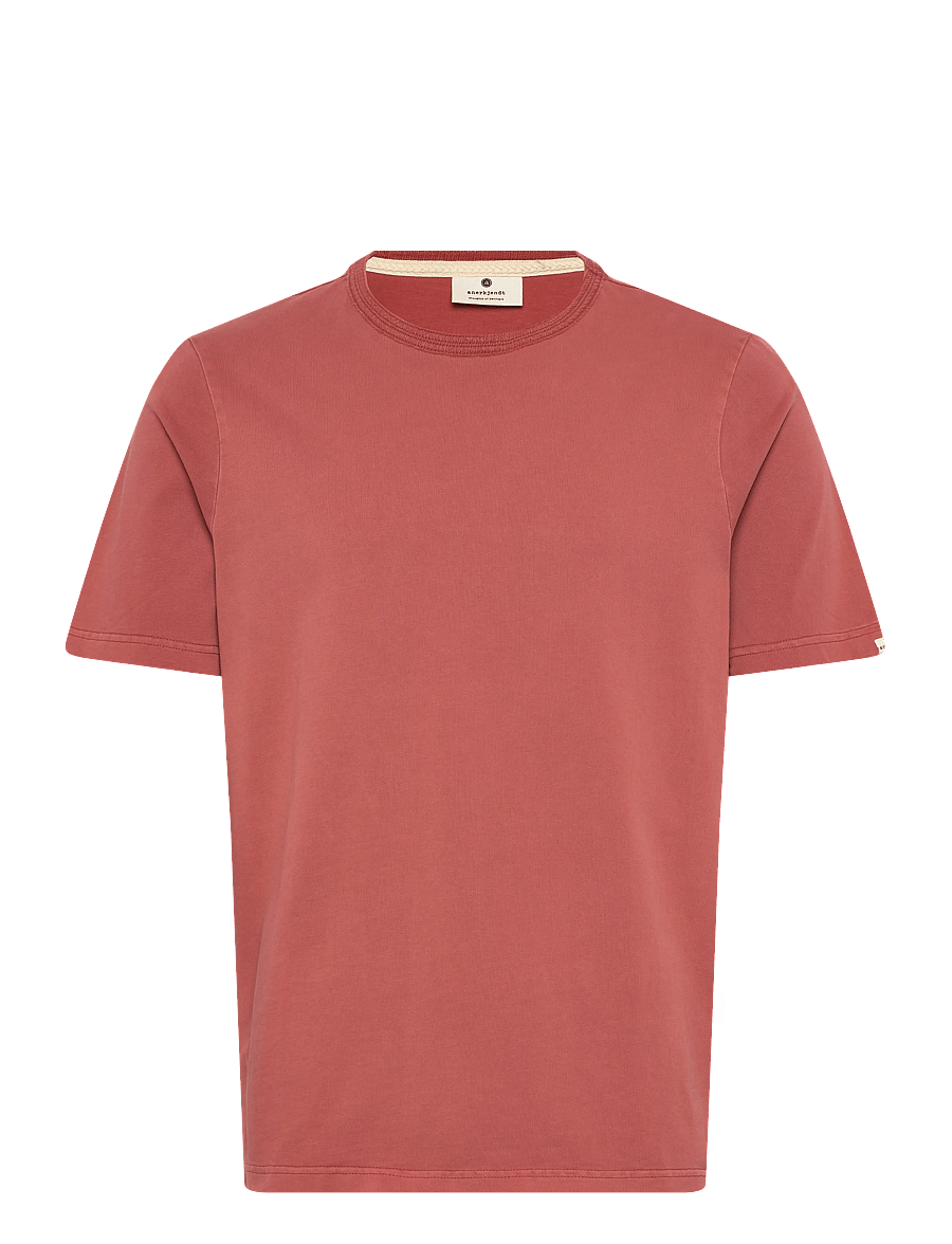 Anerkjendt - AKKIKKI S/S TEE - kurzärmelige t-shirts - auburn - 0