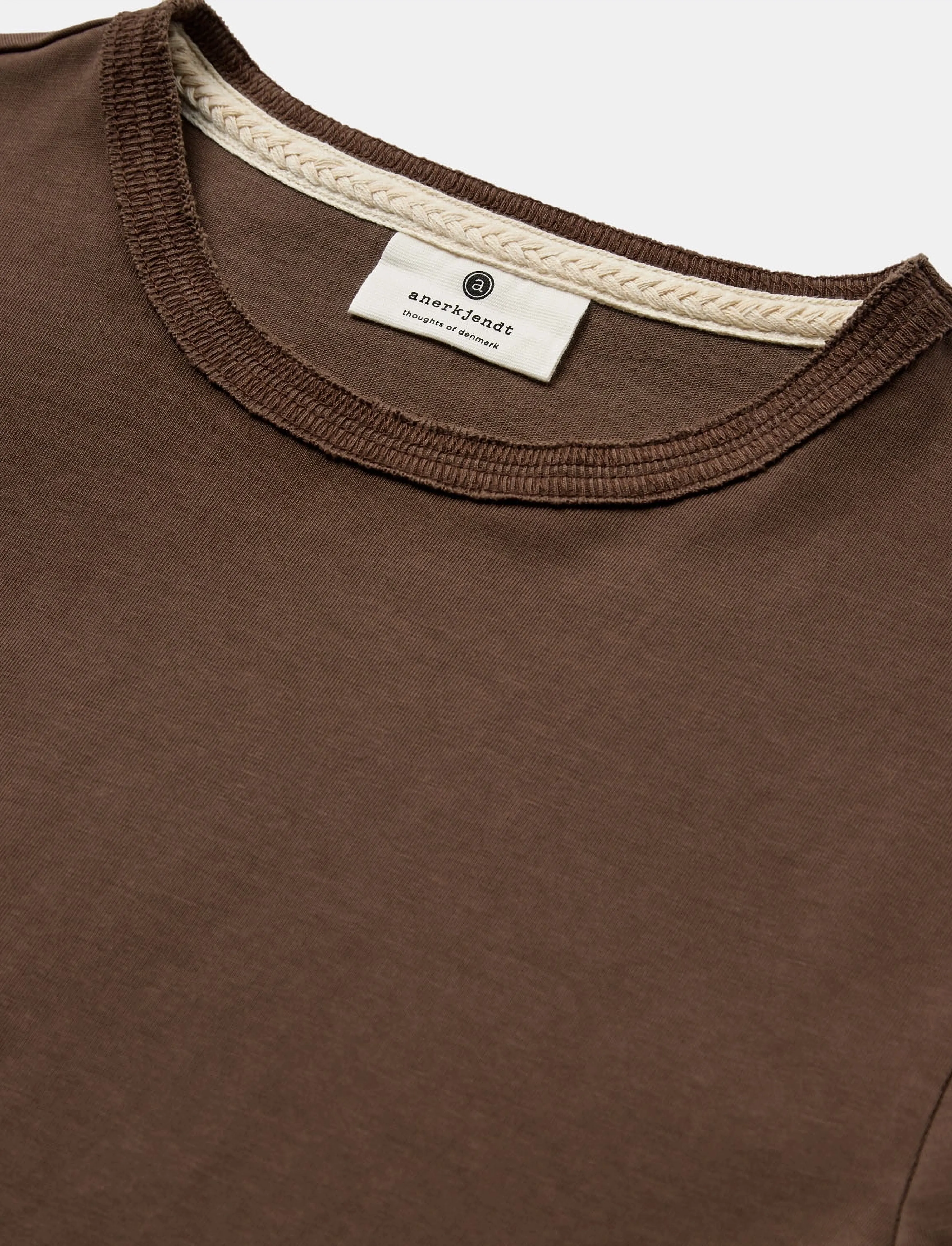 Anerkjendt - AKKIKKI S/S TEE - kurzärmelig - carafe - 5