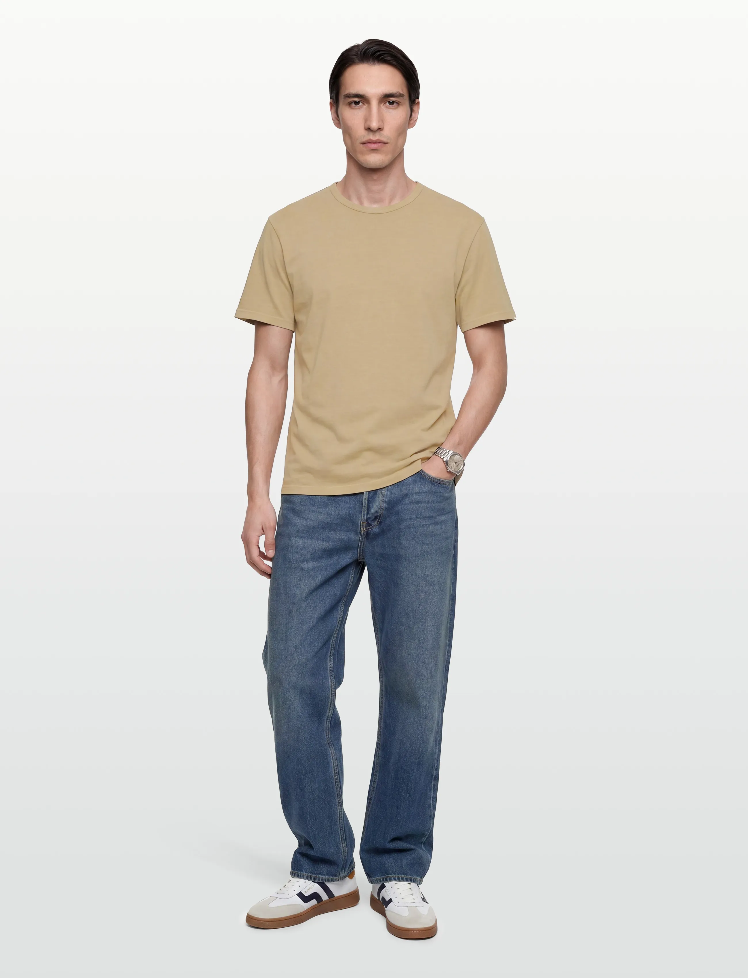 Anerkjendt AKKIKKI S/S TEE - Anerkjendt - INCENSE / beige