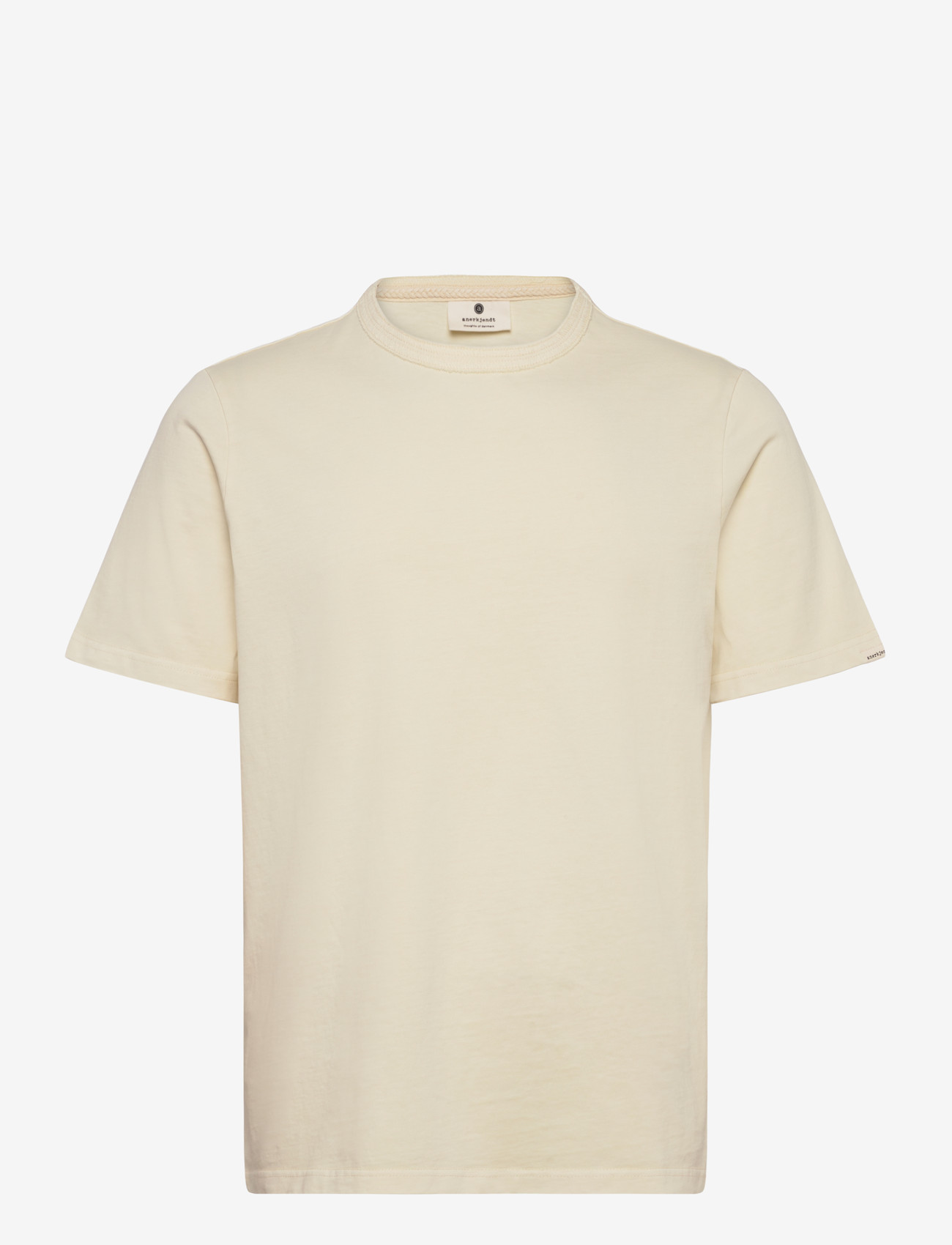 Anerkjendt - AKKIKKI S/S TEE - kurzärmelig - tofu - 0
