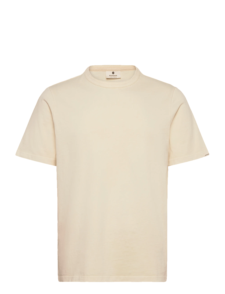 Anerkjendt - AKKIKKI S/S TEE - kurzärmelige t-shirts - tofu - 1