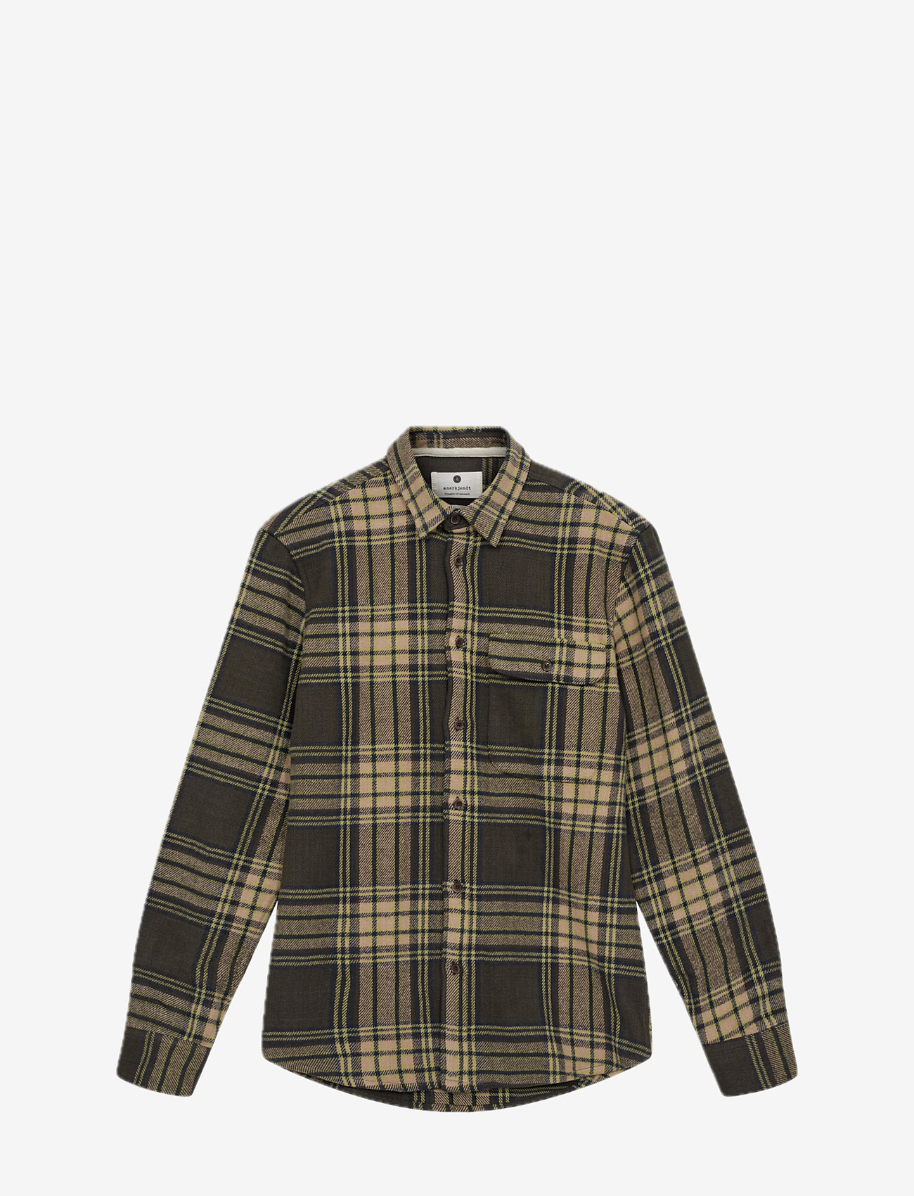 Anerkjendt - AKLEIF HEAVY CHECK - men - forest night - 0