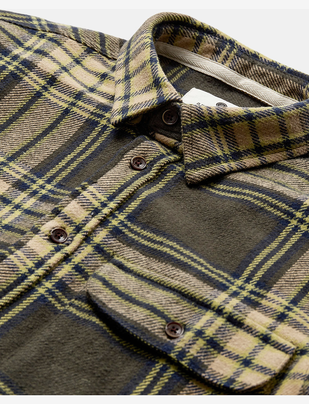 Anerkjendt - AKLEIF HEAVY CHECK - men - forest night - 2