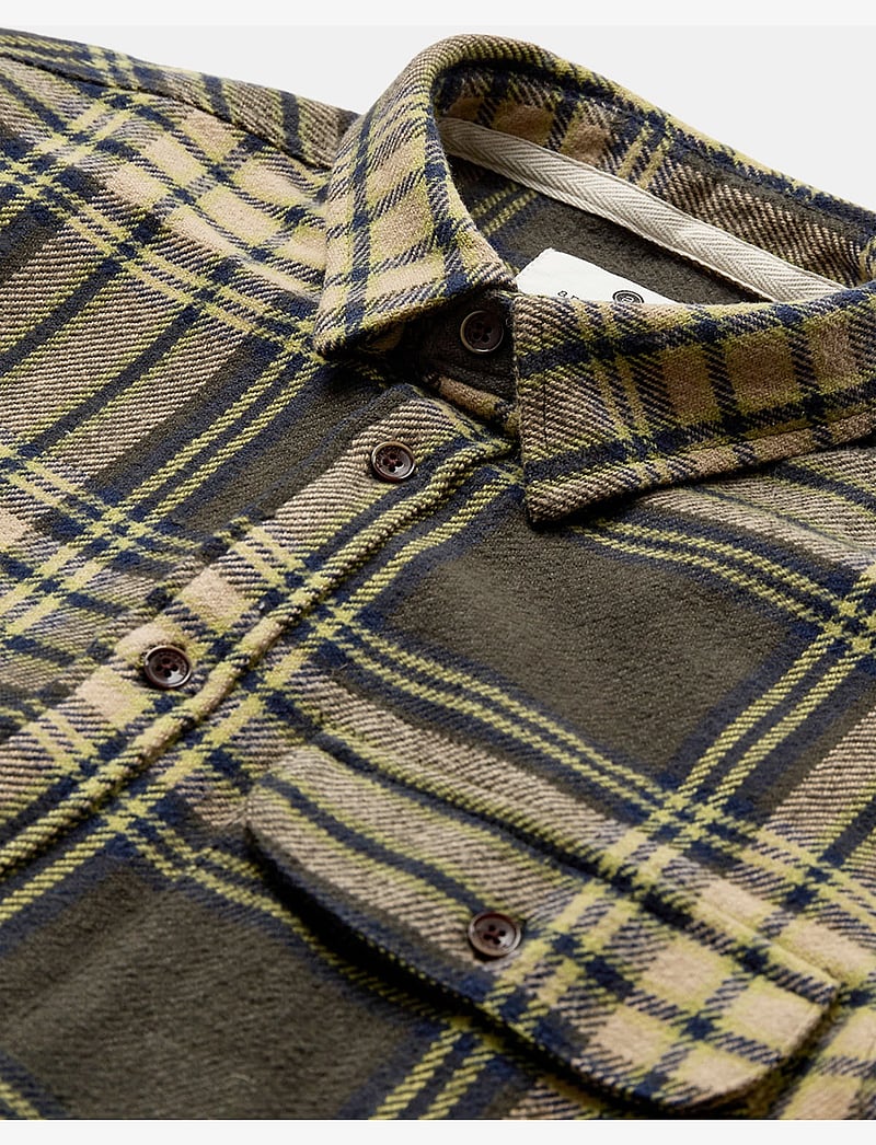 Anerkjendt - AKLEIF HEAVY CHECK - karierte hemden - forest night - 2