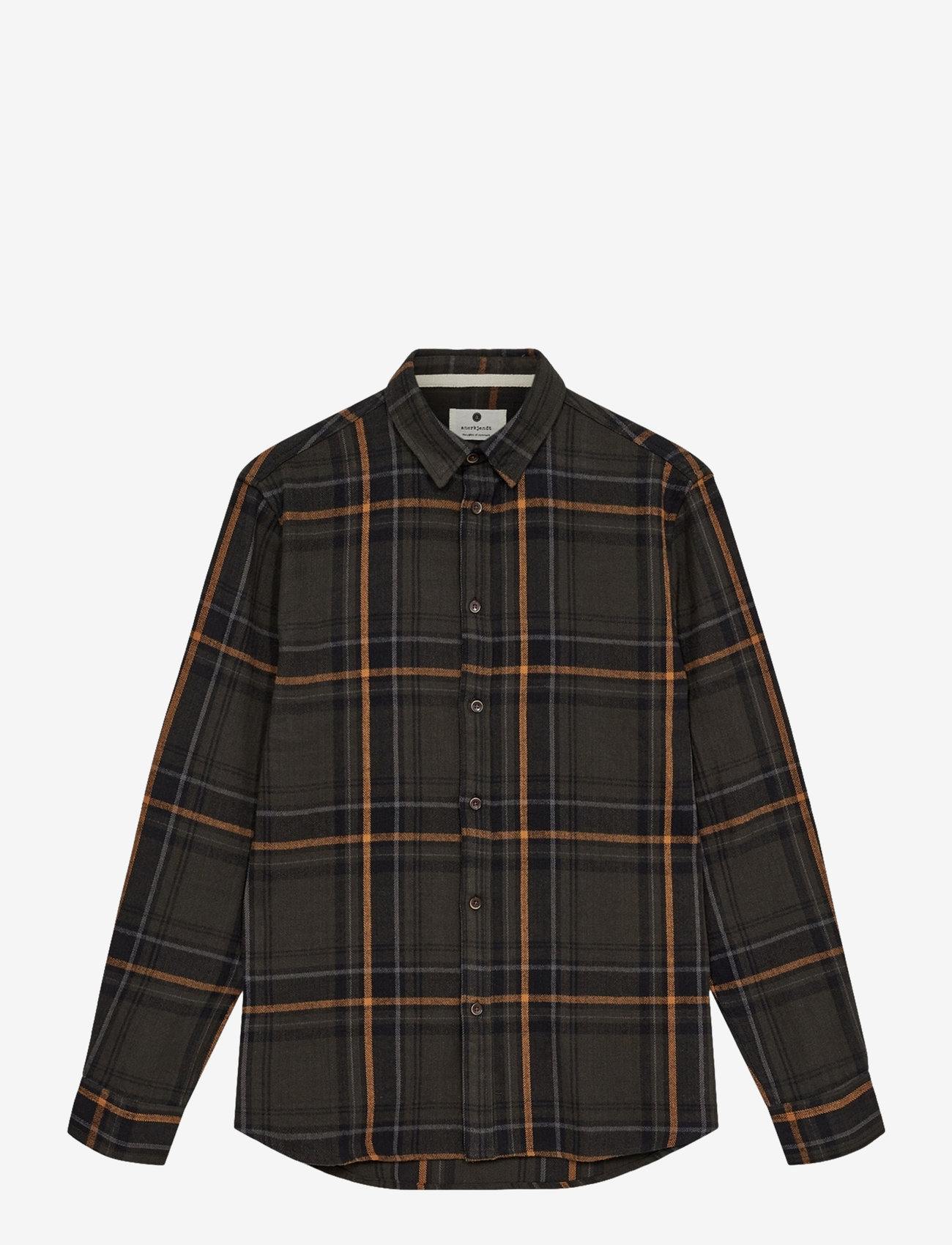 Anerkjendt - AKLEIF FLANNEL CHECK SHIRT - koszule flanelowe - forest night - 0