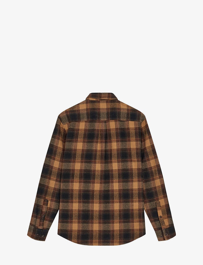 Anerkjendt - AKLEIF FLANNEL CHECK SHIRT - flanellskjortor - wood thrush - 1