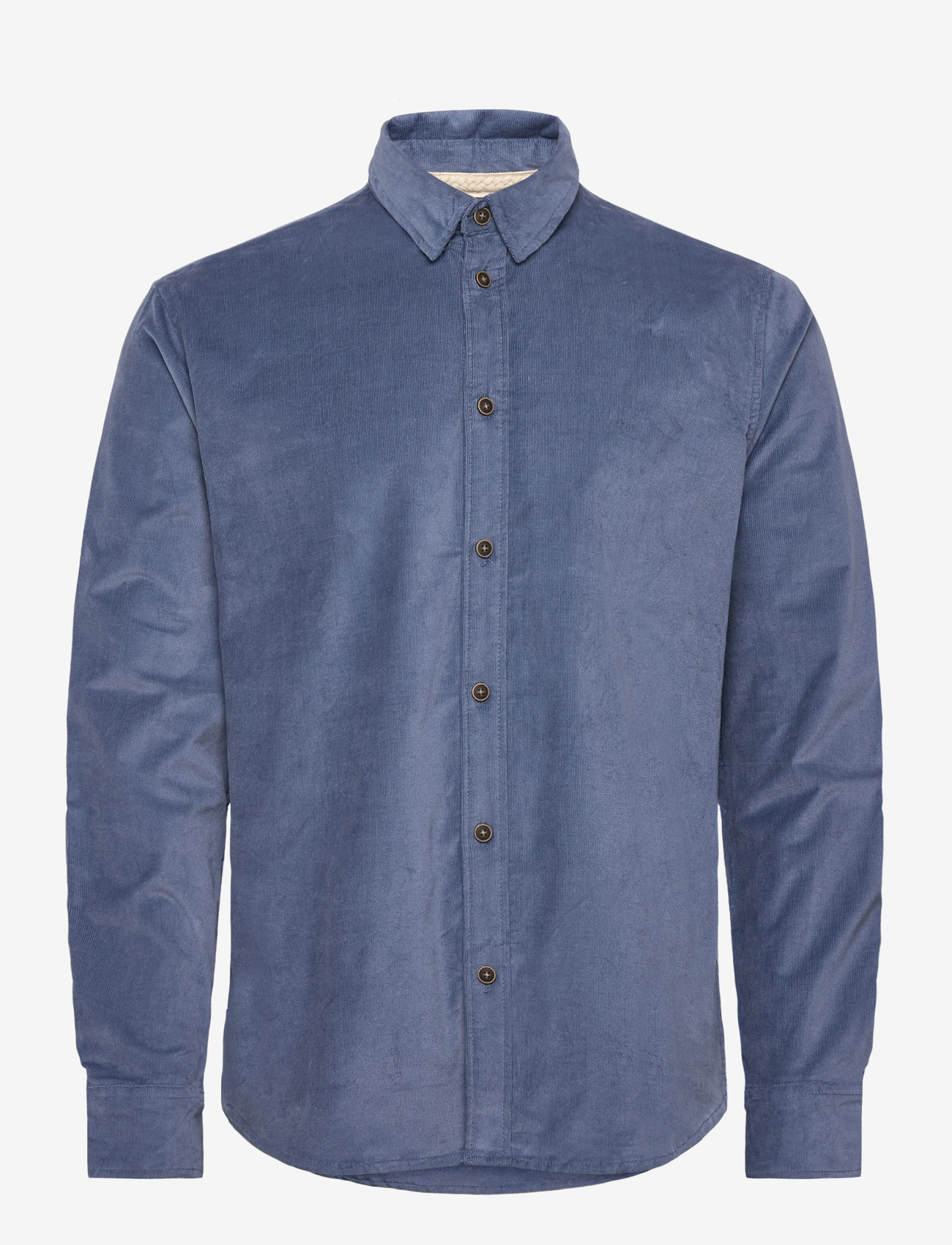 Anerkjendt - AKLEIF SOLID CORD SHIRT - cordhemden - copen blue - 0