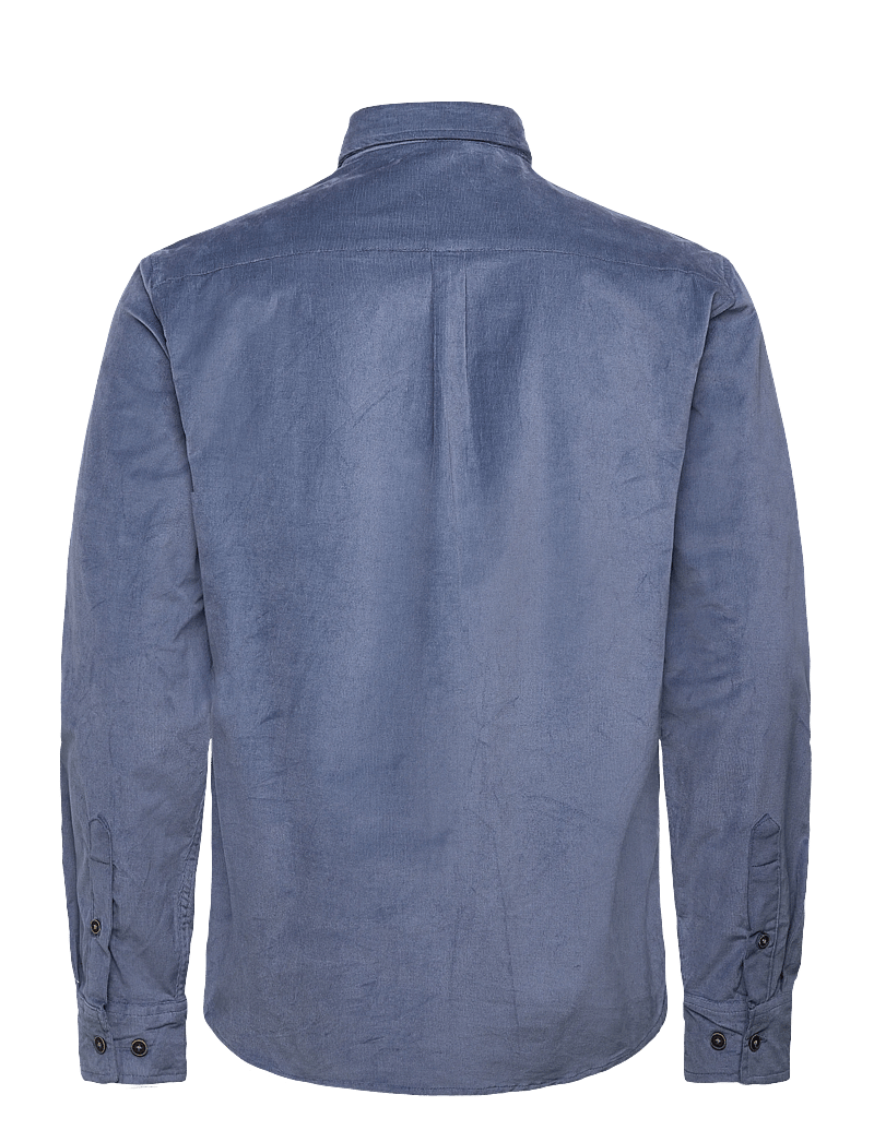 Anerkjendt - AKLEIF SOLID CORD SHIRT - velvet särgid - copen blue - 1