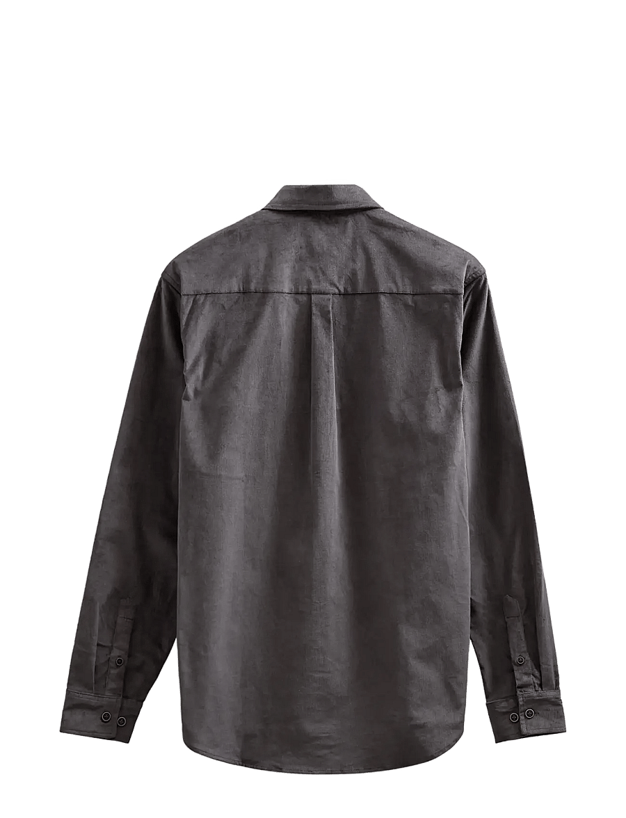 Anerkjendt - AKLEIF SOLID CORD SHIRT - corduroy shirts - magnet - 1