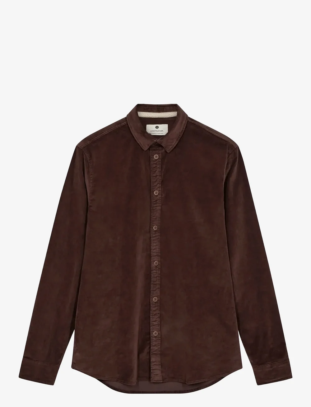 Anerkjendt - AKLEIF SOLID CORD SHIRT - corduroy shirts - mulch - 1