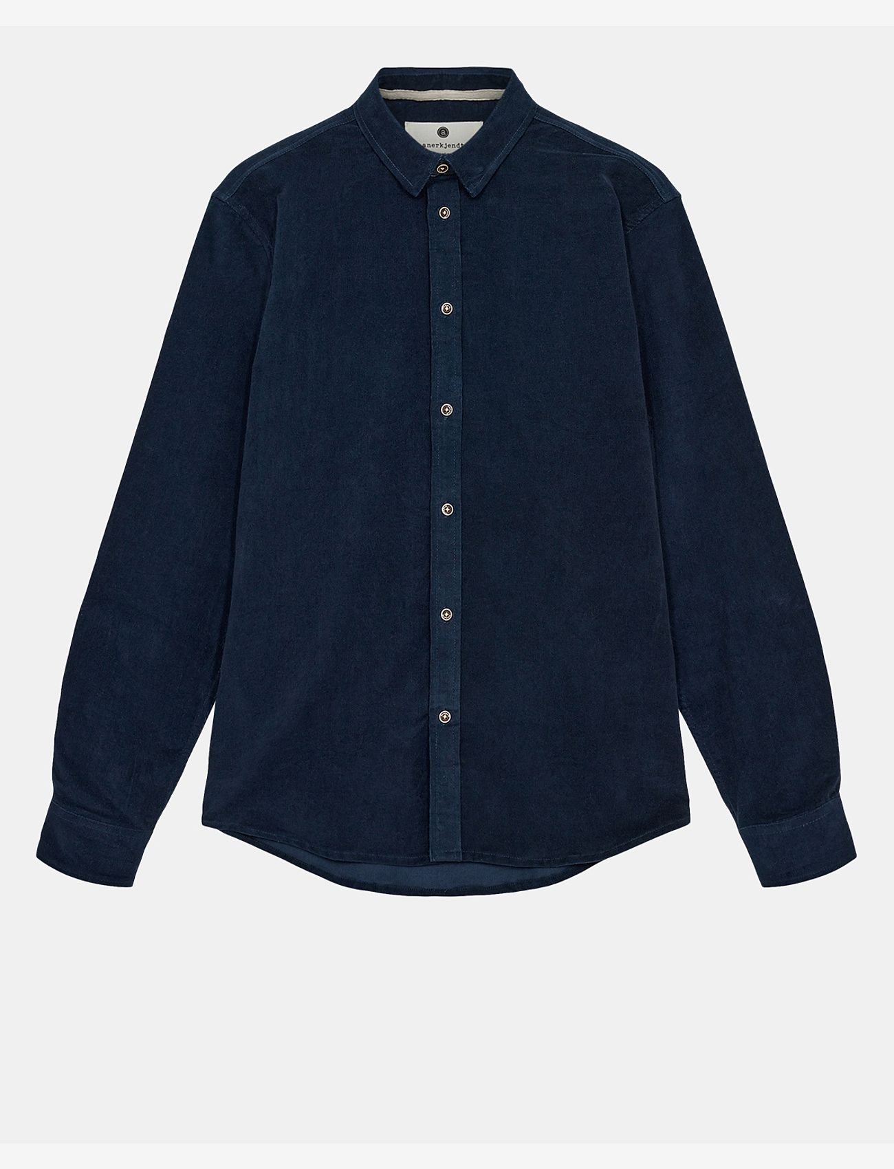 Anerkjendt - AKLEIF SOLID CORD SHIRT - cordhemden - sky captain - 0