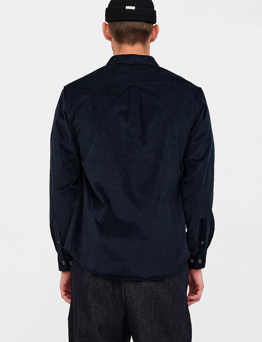 Anerkjendt - AKLEIF SOLID CORD SHIRT - cordhemden - sky captain - 3