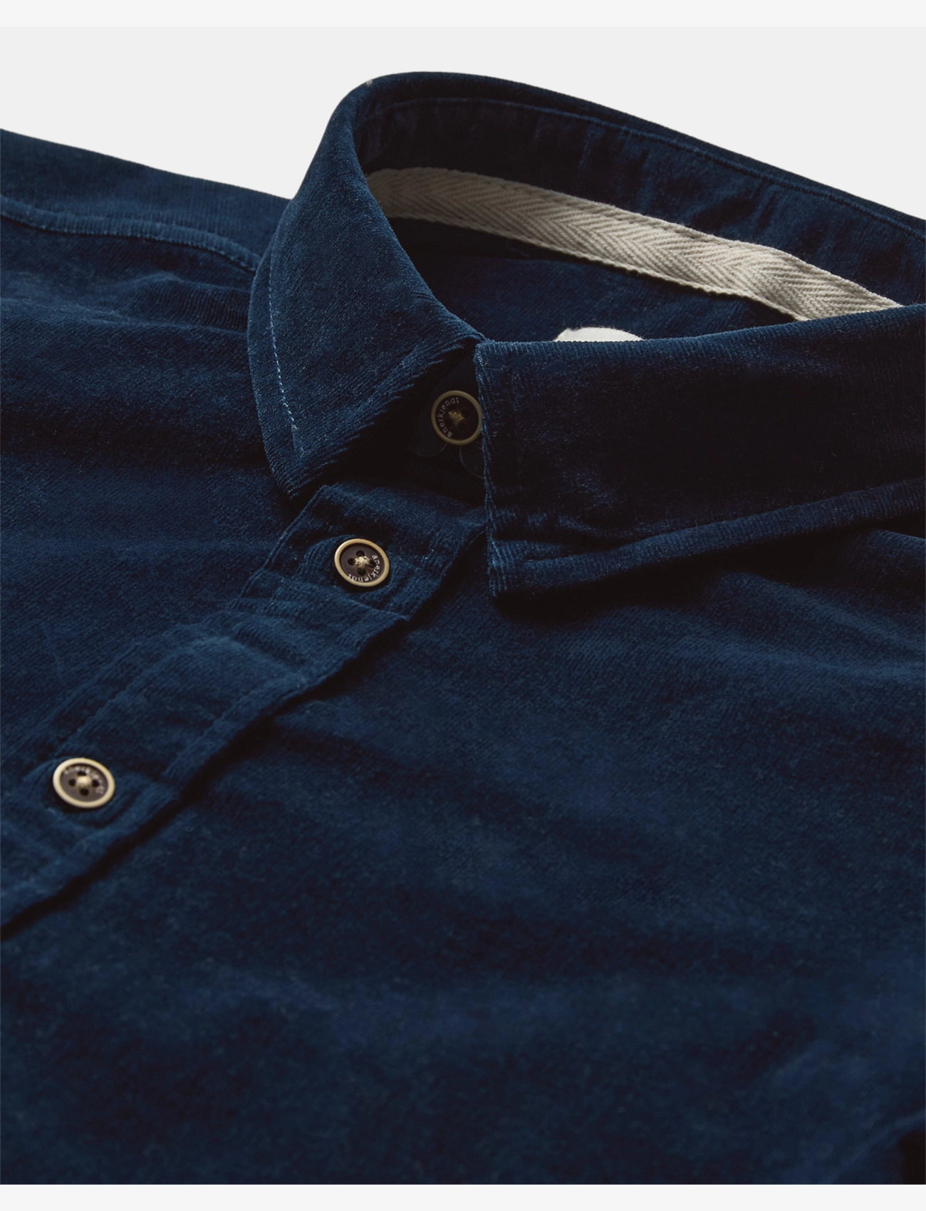 Anerkjendt - AKLEIF SOLID CORD SHIRT - vakosamettipaidat - sky captain - 2
