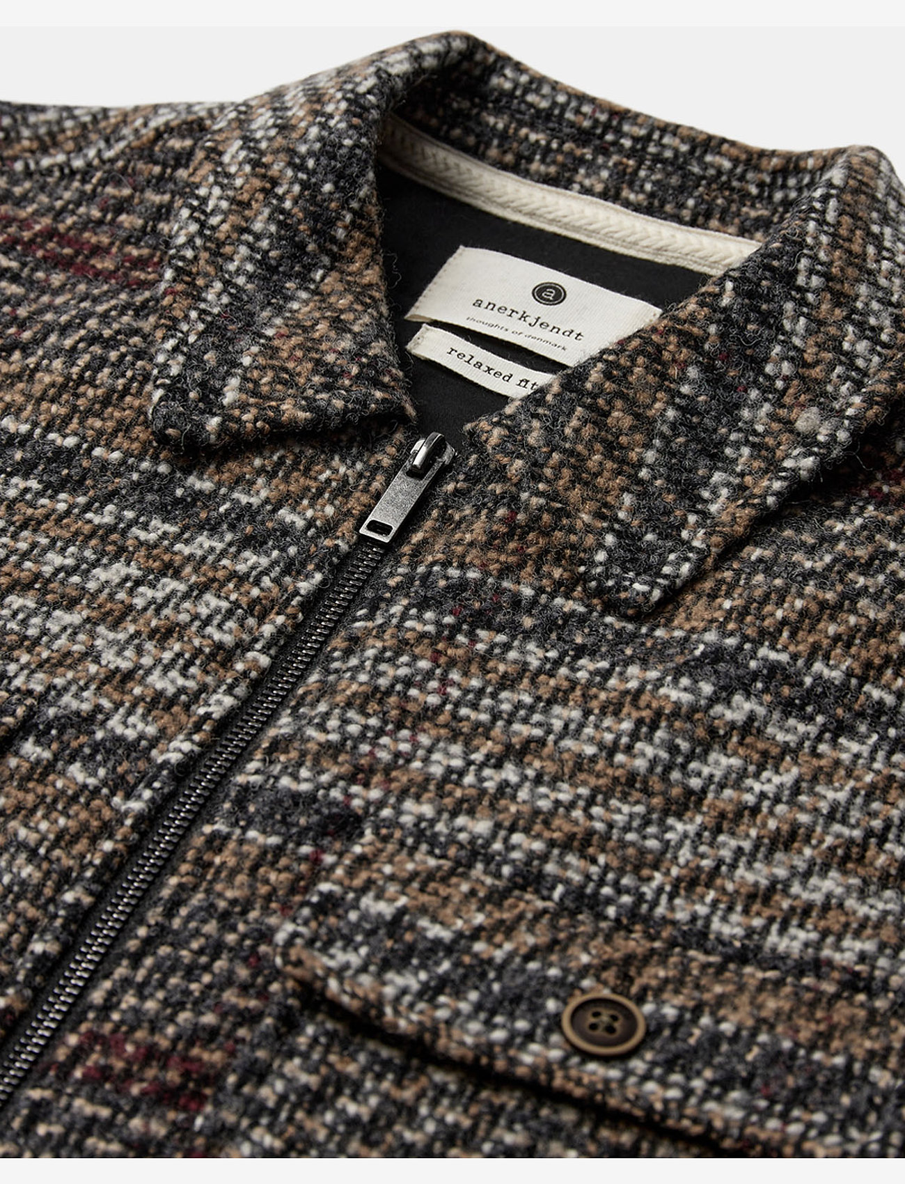 Anerkjendt - AKHANKY MULTI COL. OVERSHIRT - autumn clothing - incense - 2