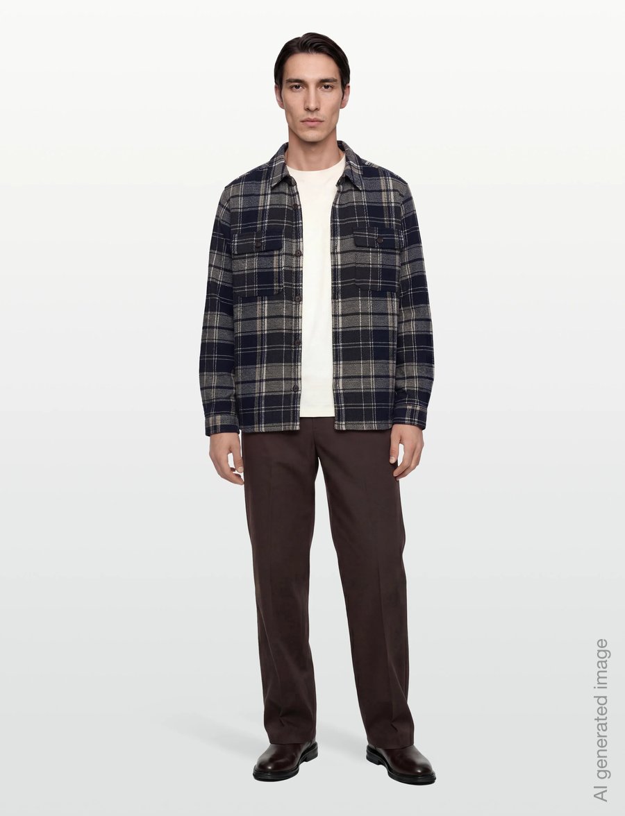 Anerkjendt - AKOSCAR CHECK OVERSHIRT - Überhemden - chocolate brown - 0