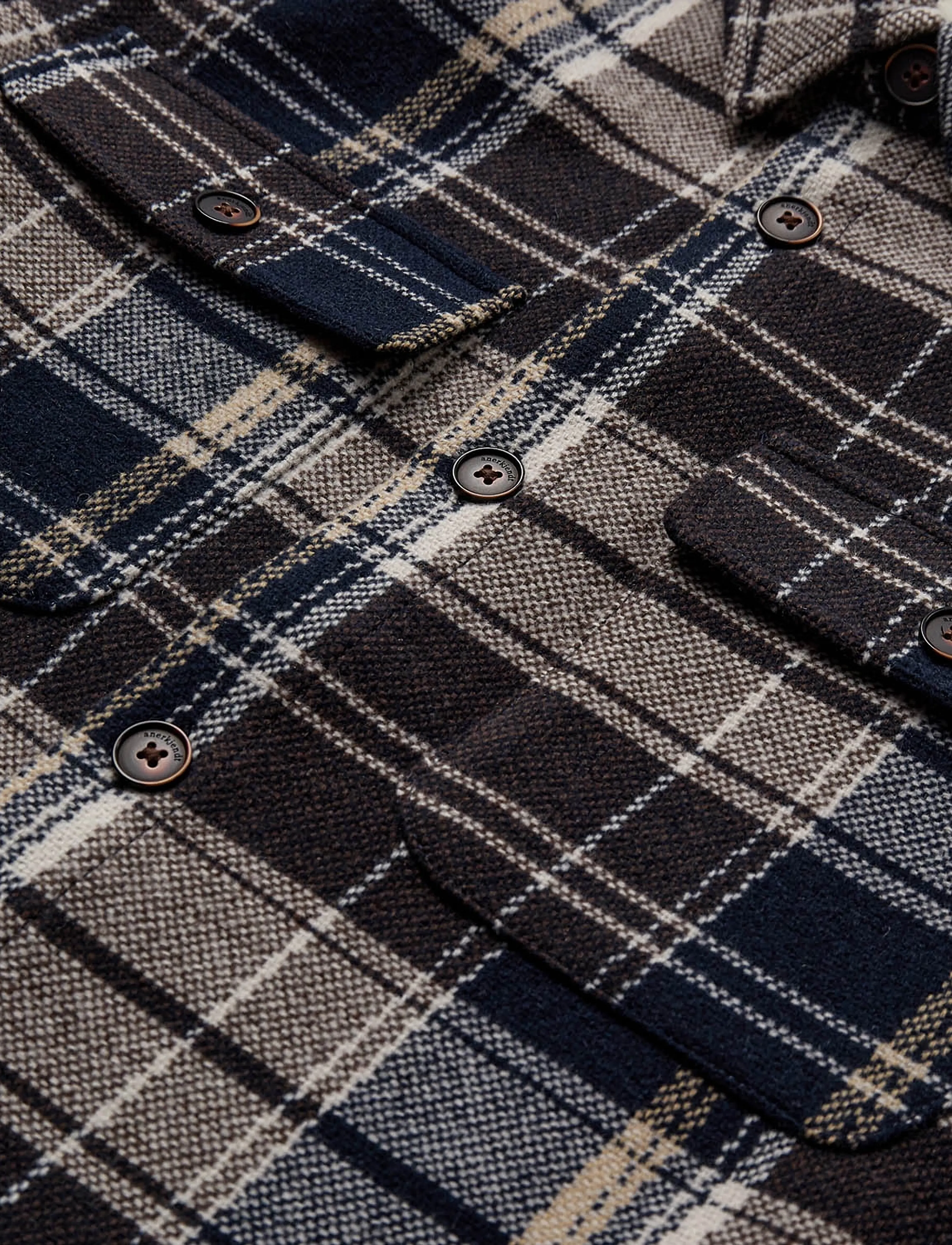 Anerkjendt - AKOSCAR CHECK OVERSHIRT - Überhemden - chocolate brown - 5