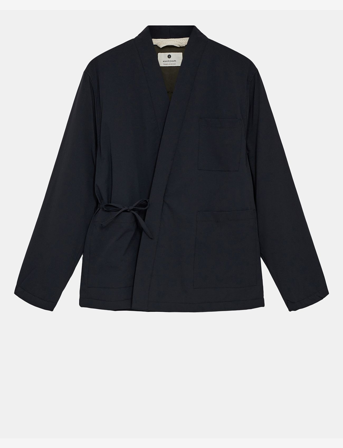 Anerkjendt - AKJESPER QUILT KIMONO OS - kevadjoped - caviar - 0