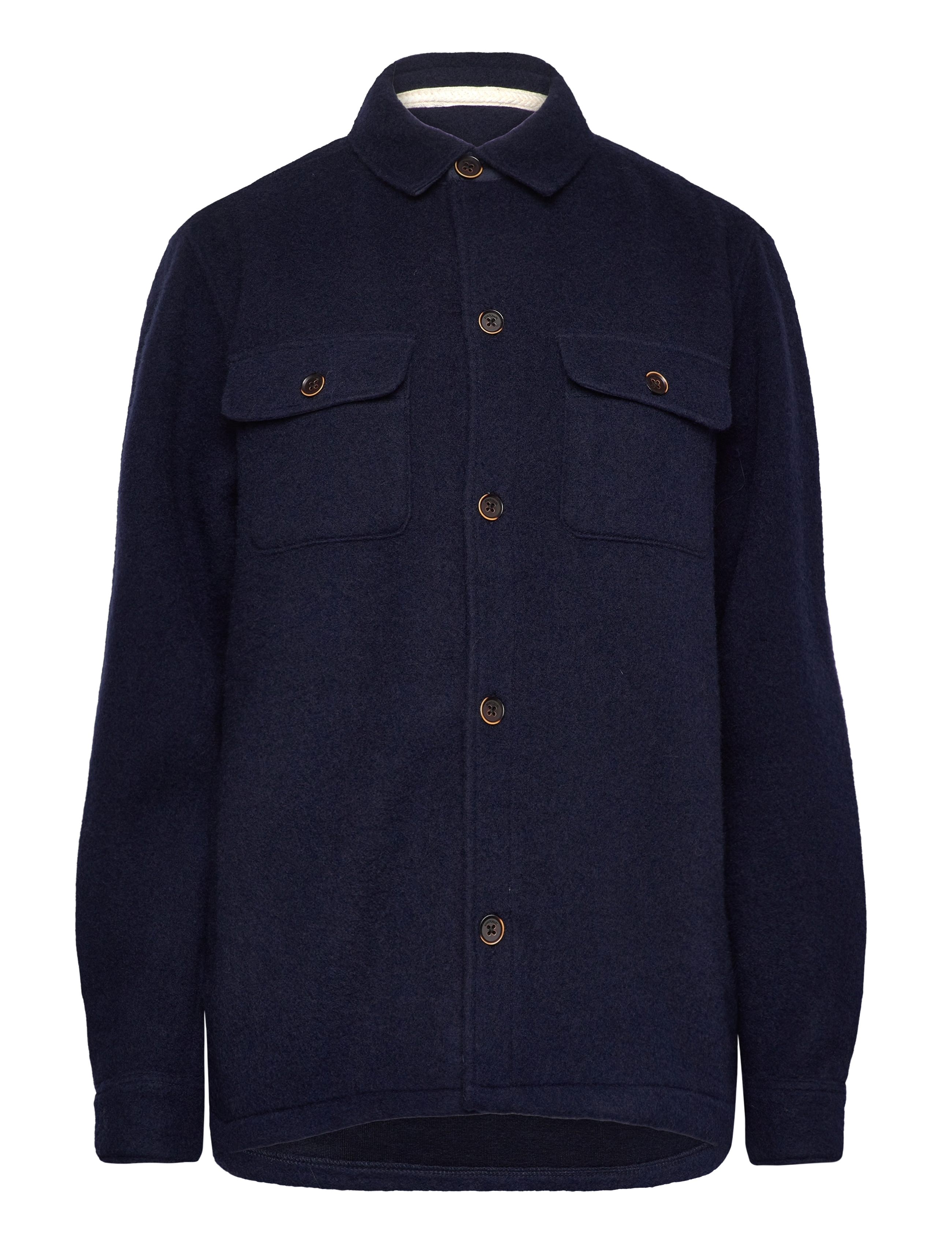 Anerkjendt - AKOSCAR BOILED WOOL OVERSHIRT - sky captain - 0