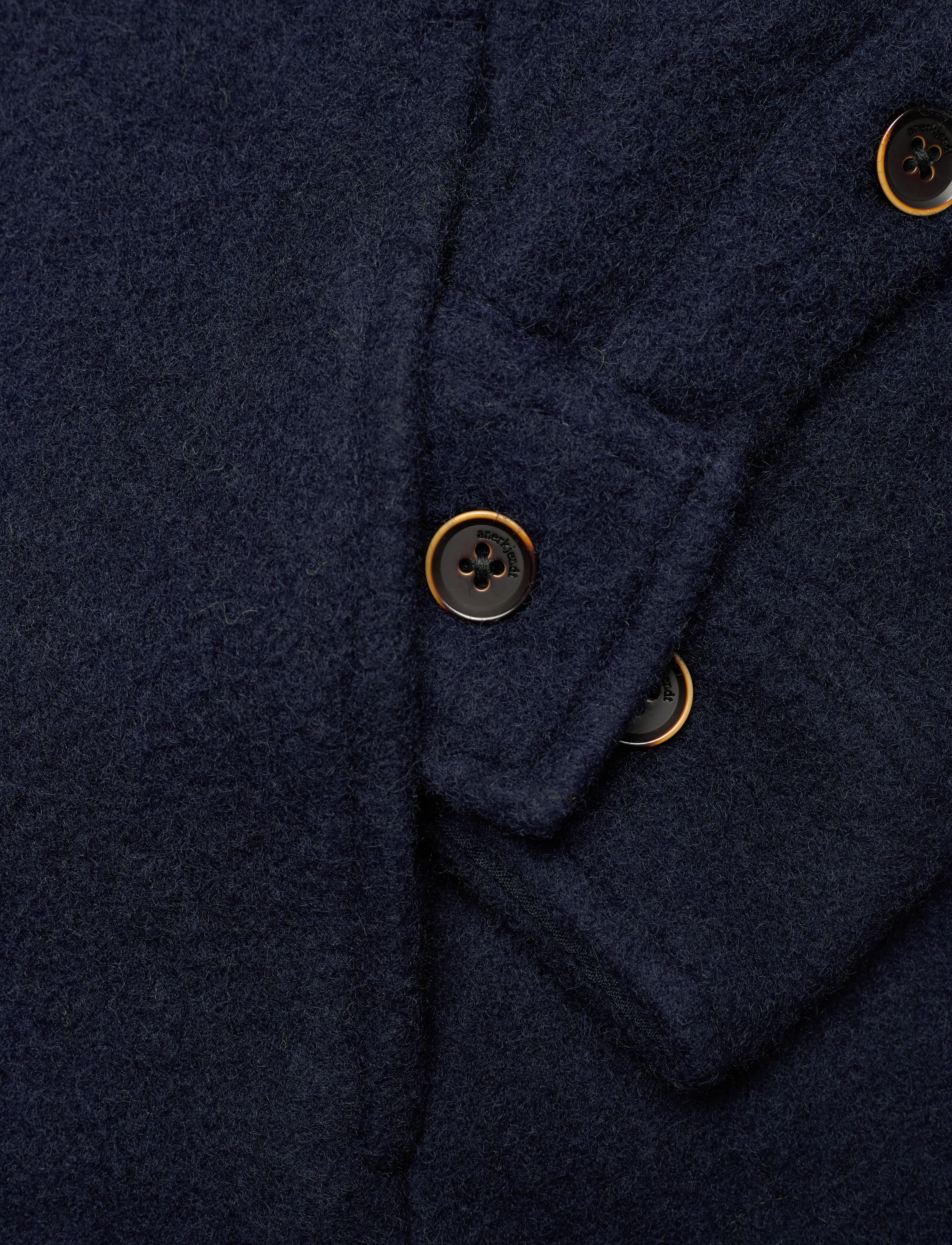 Anerkjendt - AKOSCAR BOILED WOOL OVERSHIRT - sky captain - 3