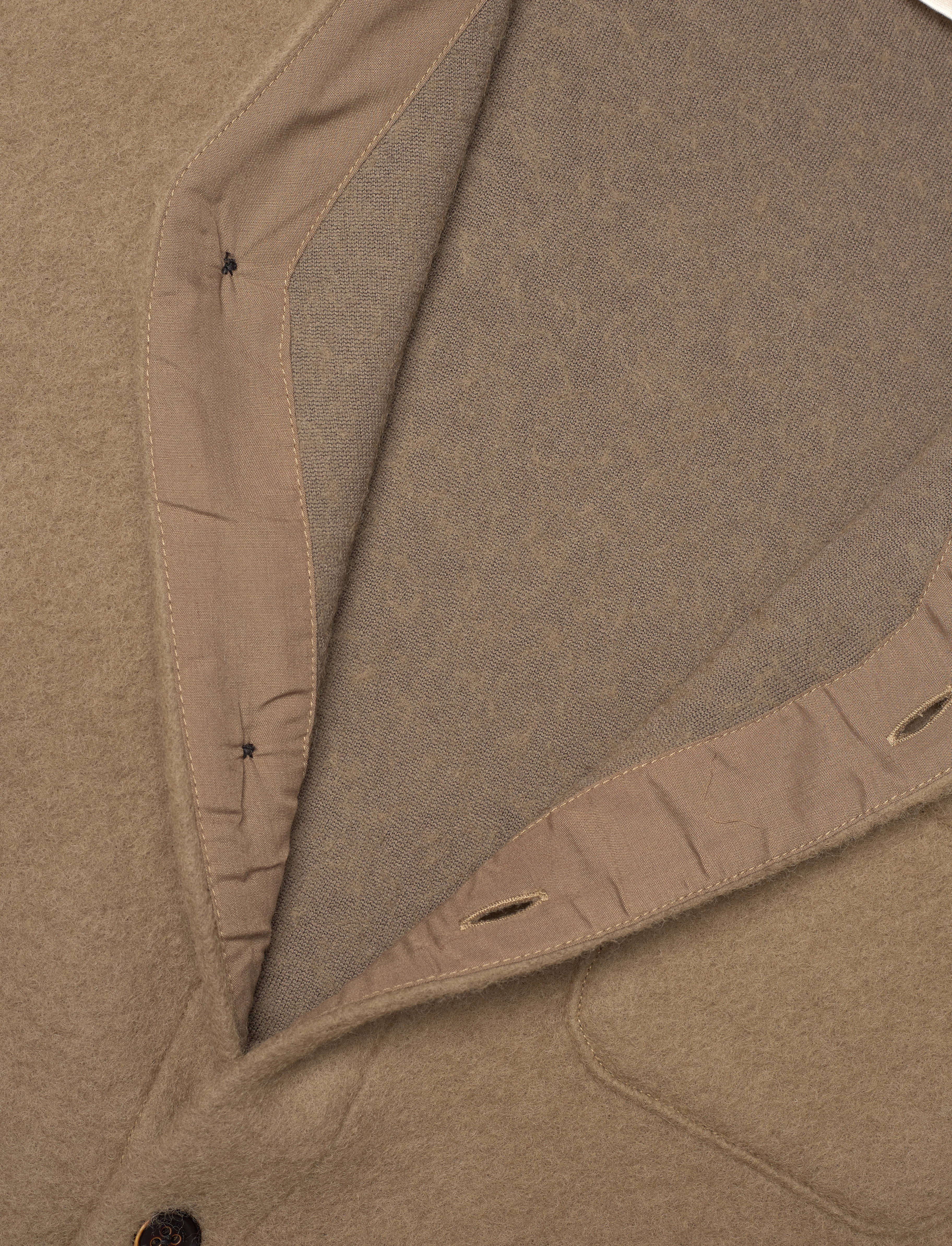 Anerkjendt - AKSIGURD BOILED WOOL OVERSHIRT - incense - 2