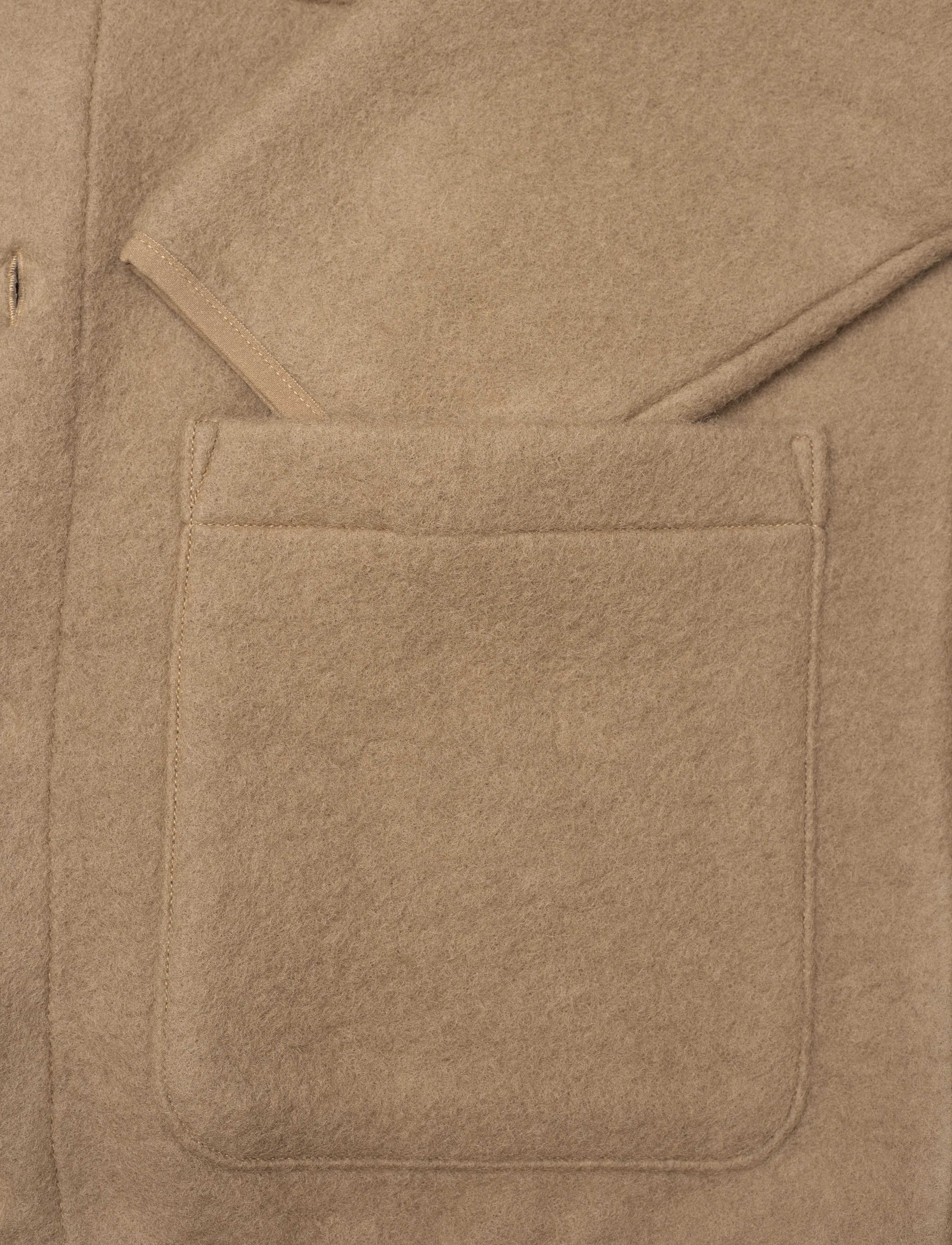 Anerkjendt - AKSIGURD BOILED WOOL OVERSHIRT - incense - 4
