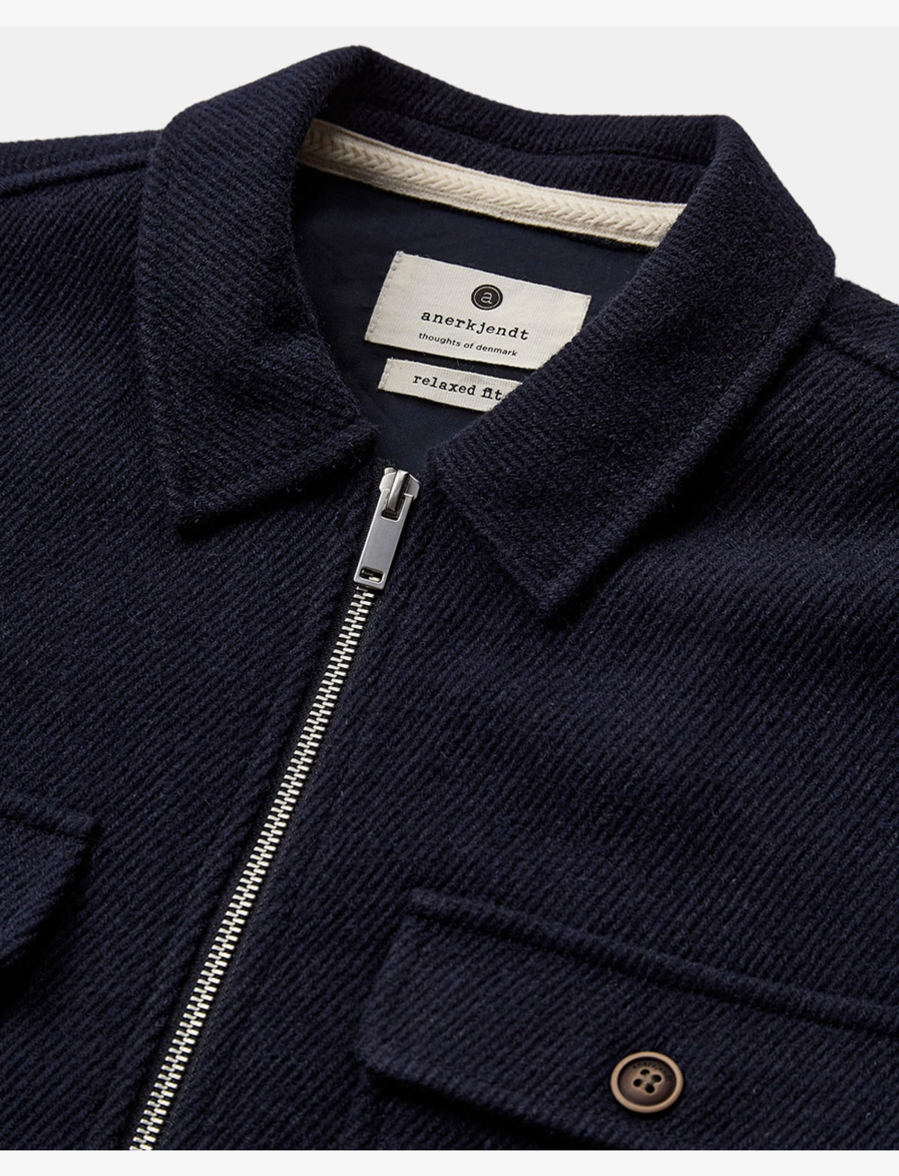 Anerkjendt - AKHANKY HEAVY TWILL OVERSHIRT - sky captain - 2