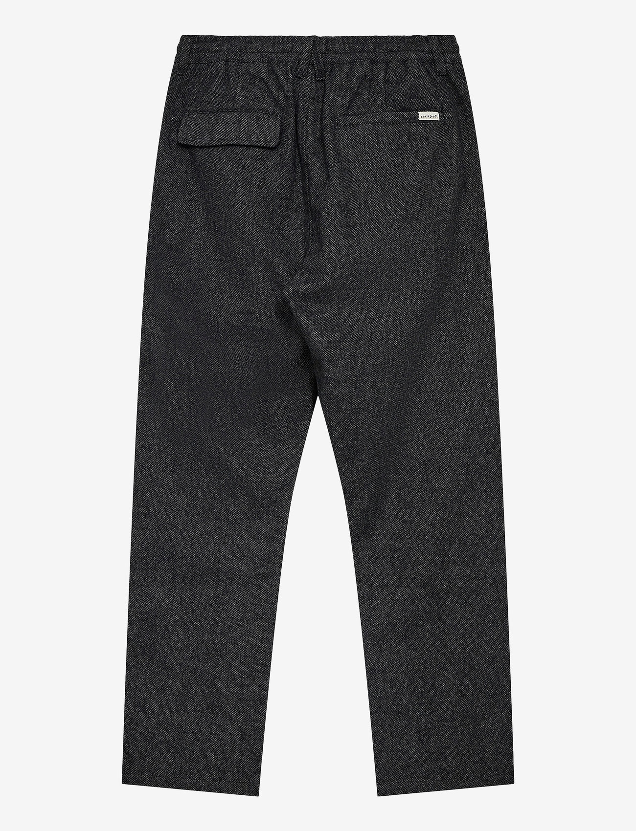 Anerkjendt - AKJAN WOOL PANTS - dark grey mel - 1