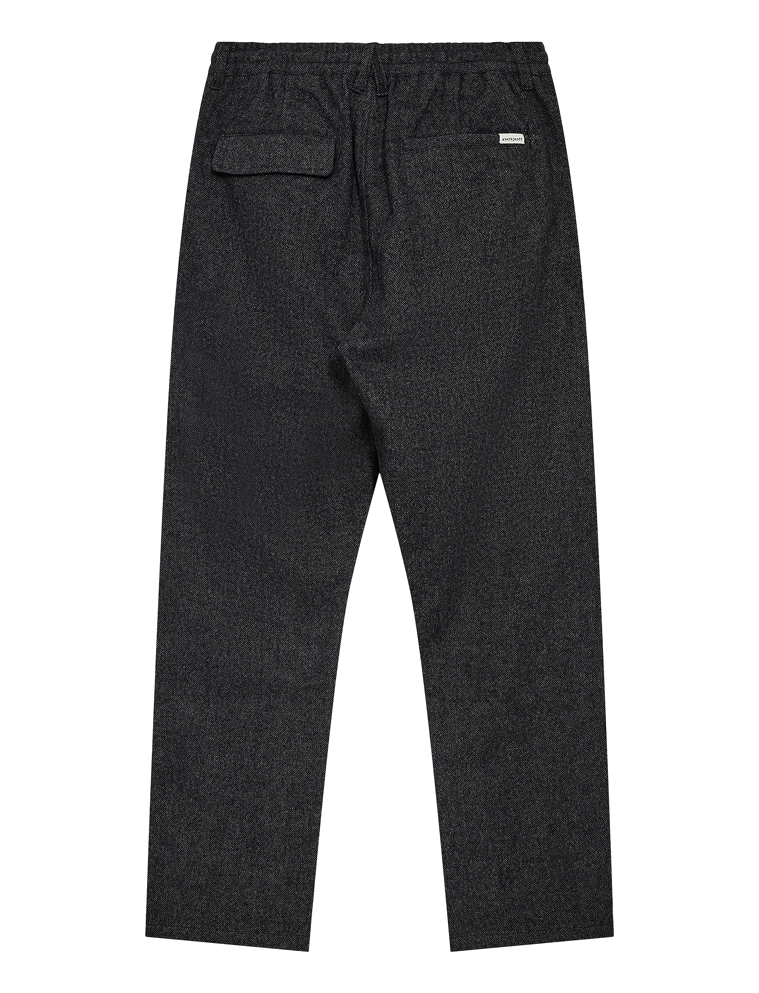 Anerkjendt - AKJAN WOOL PANTS - dark grey mel - 1