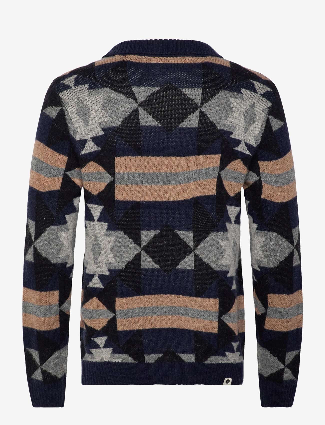 Anerkjendt - AKSKJOLD JACQUARD CARDIGAN - sky captain - 1