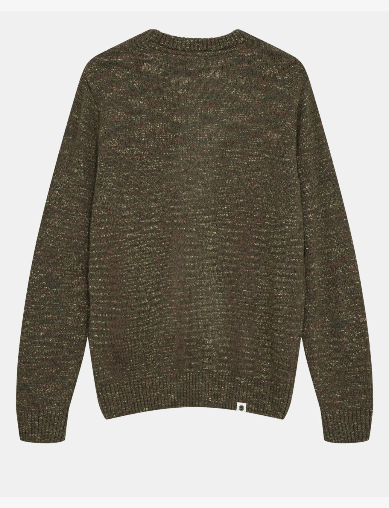 Anerkjendt - AKSUNE SPACE YARN CREW NECK - forest night - 1
