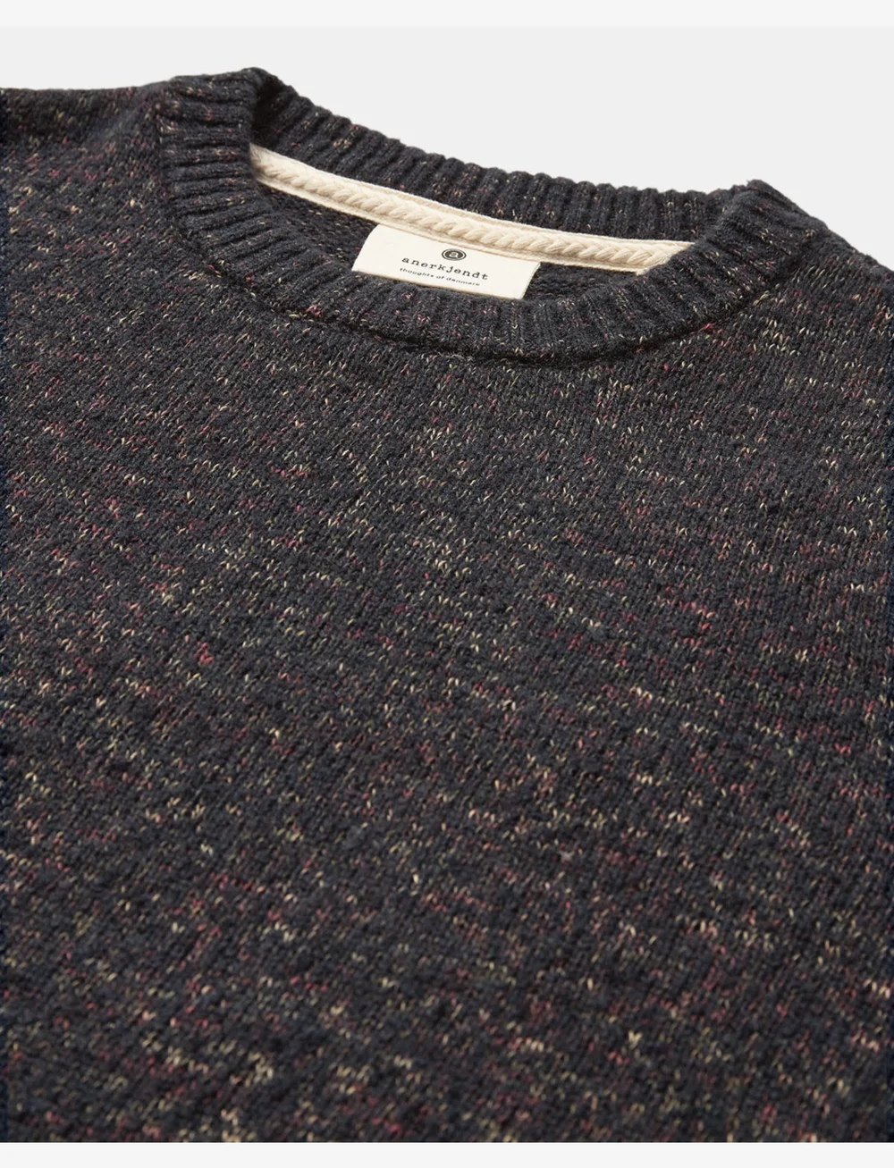 Anerkjendt - AKSUNE SPACE YARN CREW NECK - rundhals - sky captain - 2