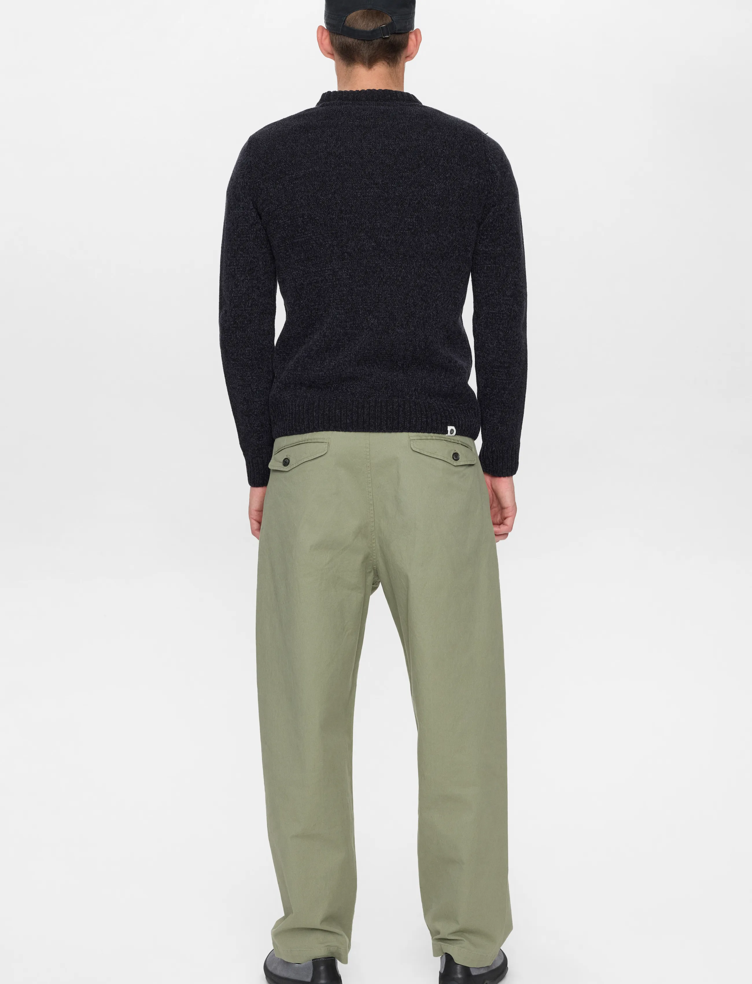 Anerkjendt AKSUNE CHENILLE KNIT - Looks for less - CAVIAR / black