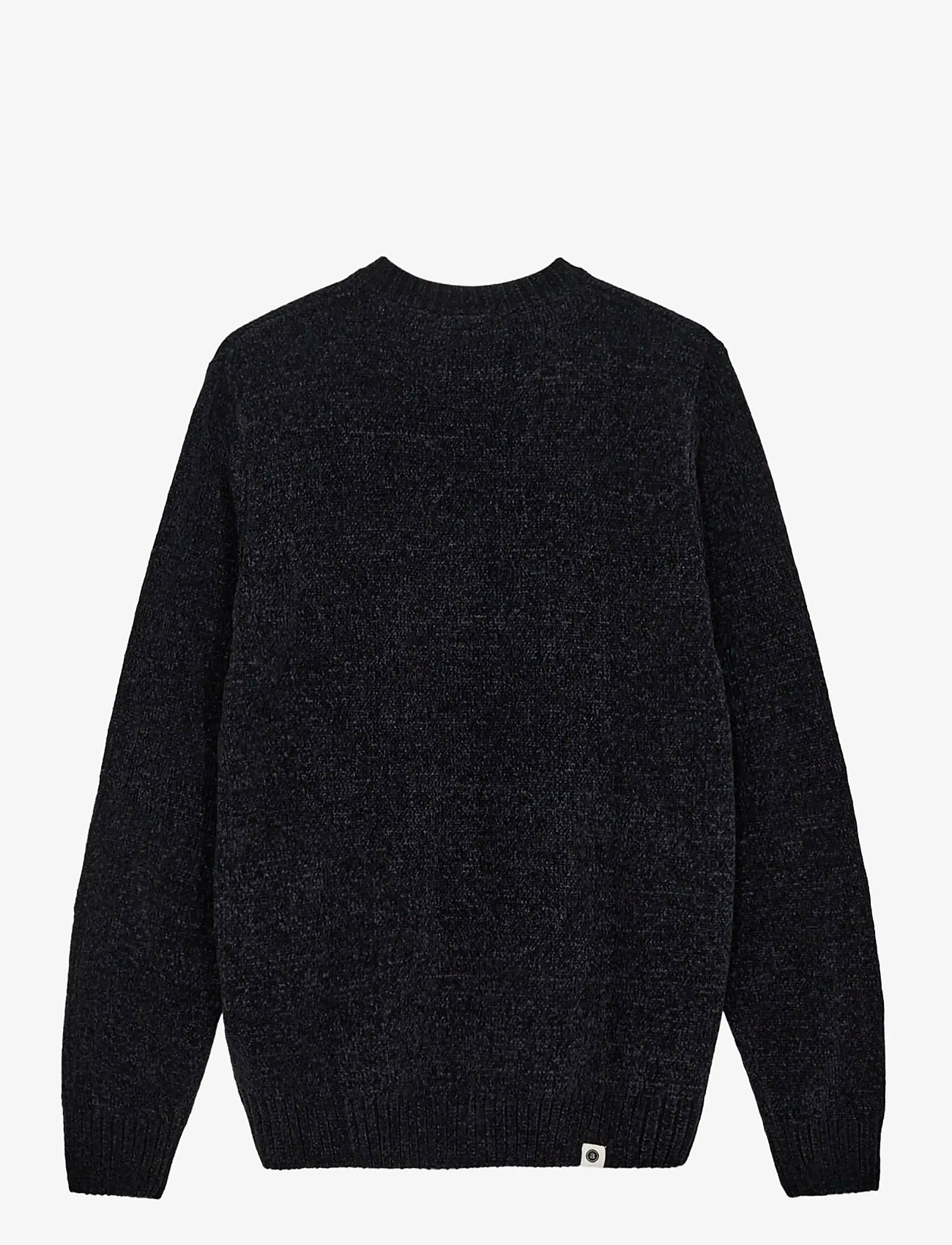 Anerkjendt - AKSUNE CHENILLE KNIT - rund hals - caviar - 2