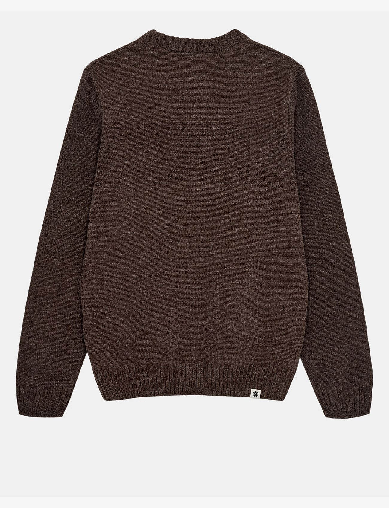 Anerkjendt - AKSUNE CHENILLE KNIT - rund hals - chocolate brown - 1