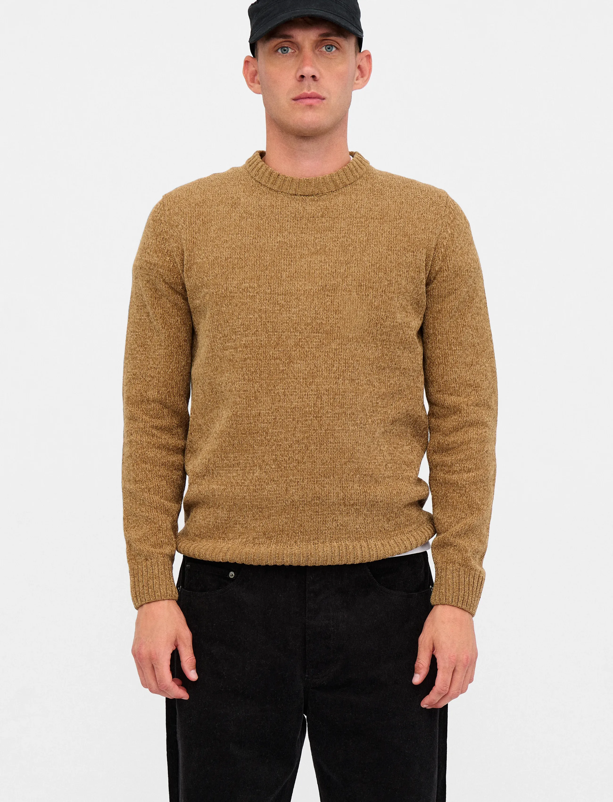 Anerkjendt - AKSUNE CHENILLE KNIT - rund hals - ermine - 2