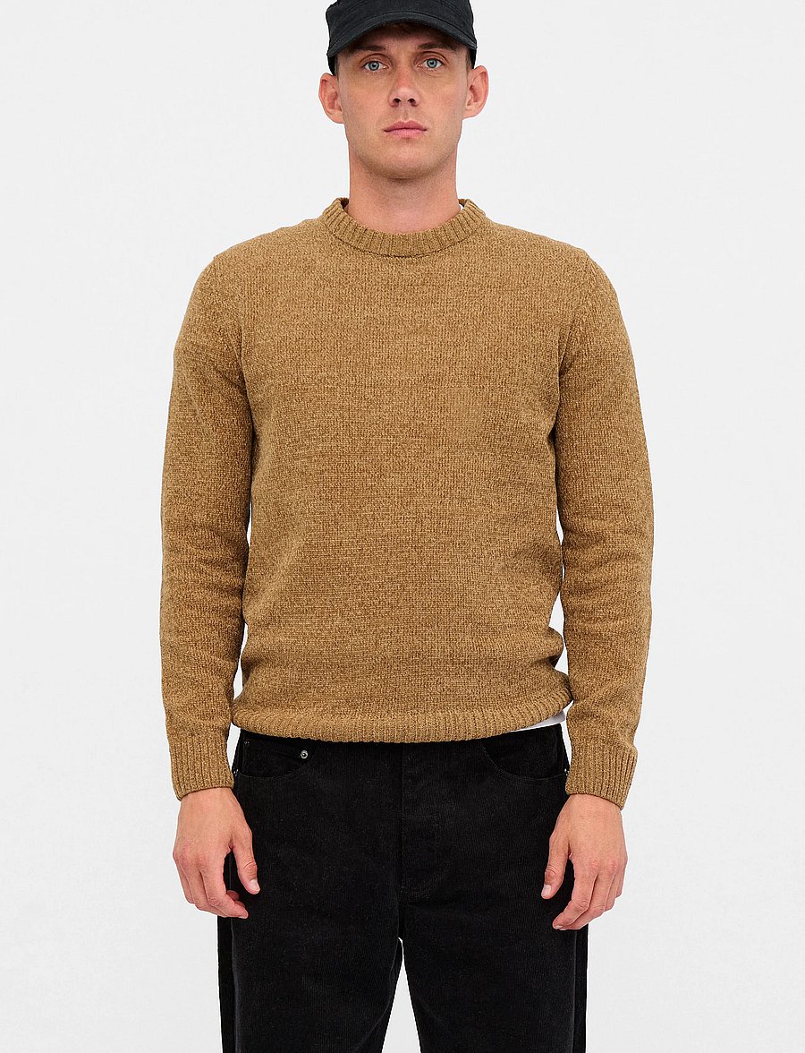 Anerkjendt - AKSUNE CHENILLE KNIT - rund hals - ermine - 2