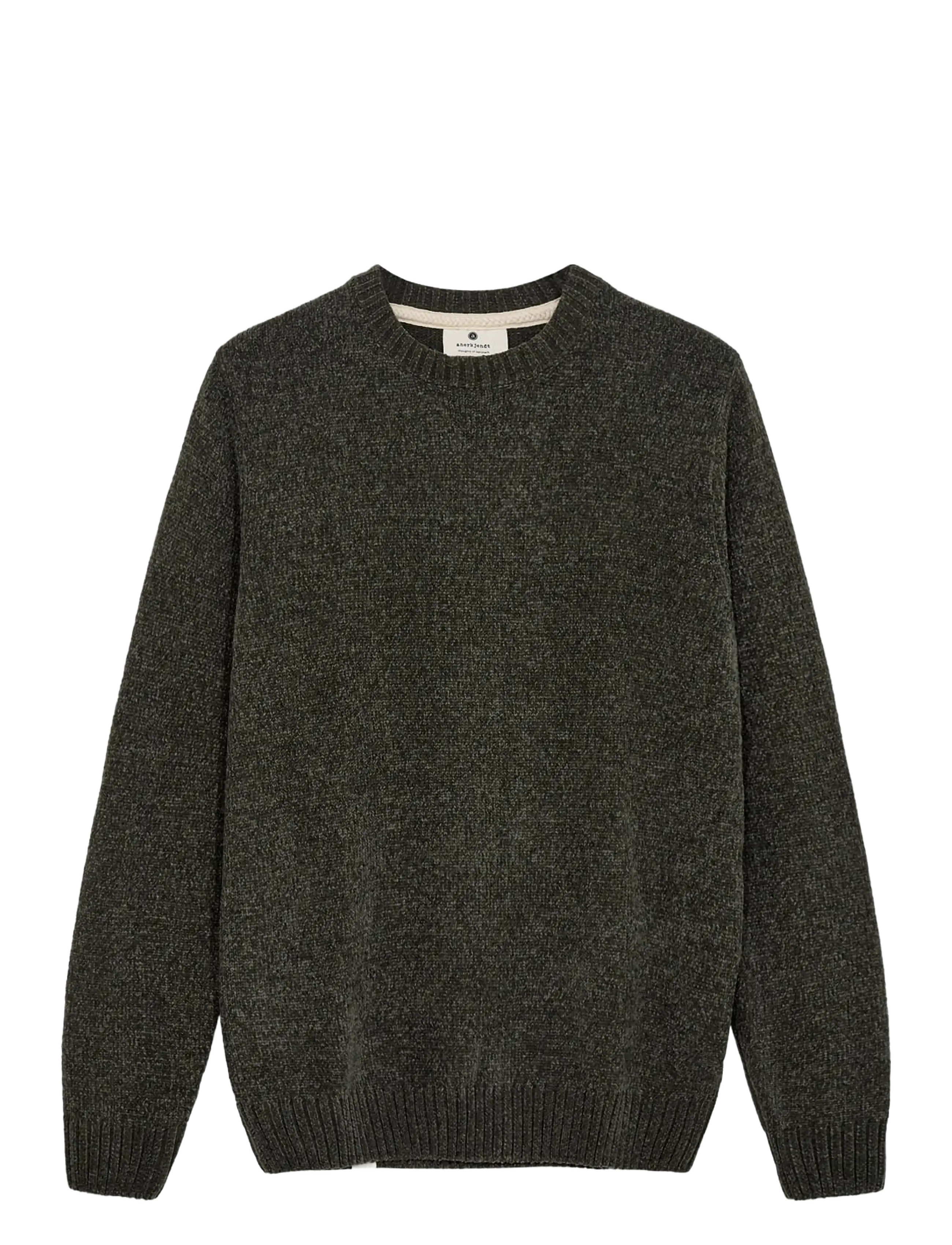 Anerkjendt AKSUNE CHENILLE KNIT - Knitwear - FOREST NIGHT / green