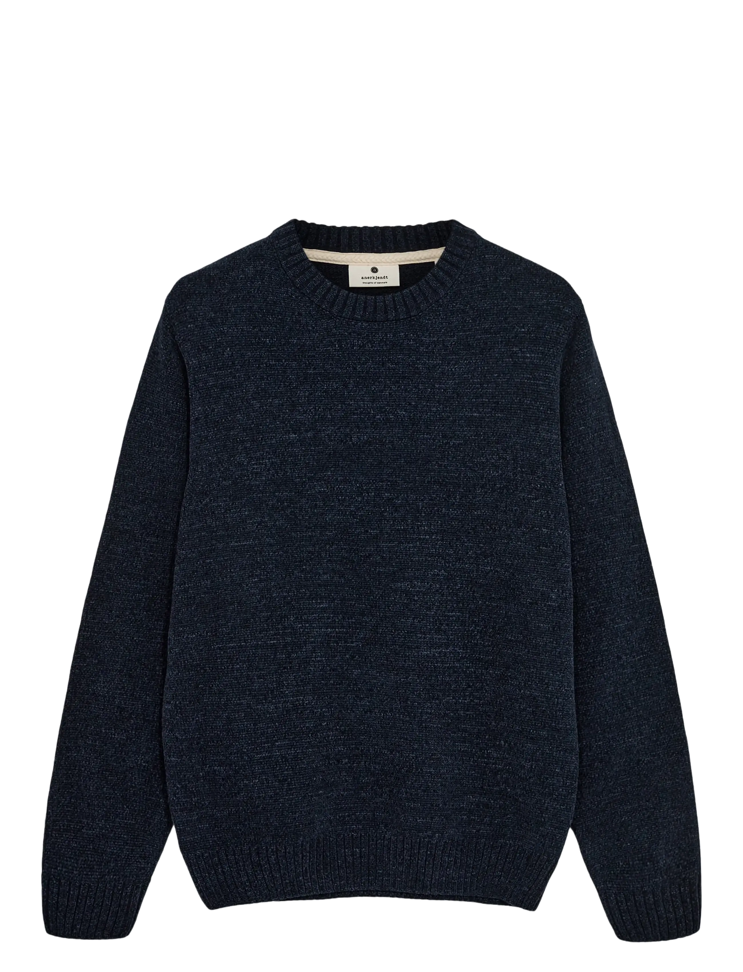 Anerkjendt AKSUNE CHENILLE KNIT - Tøj - SKY CAPTAIN / navy