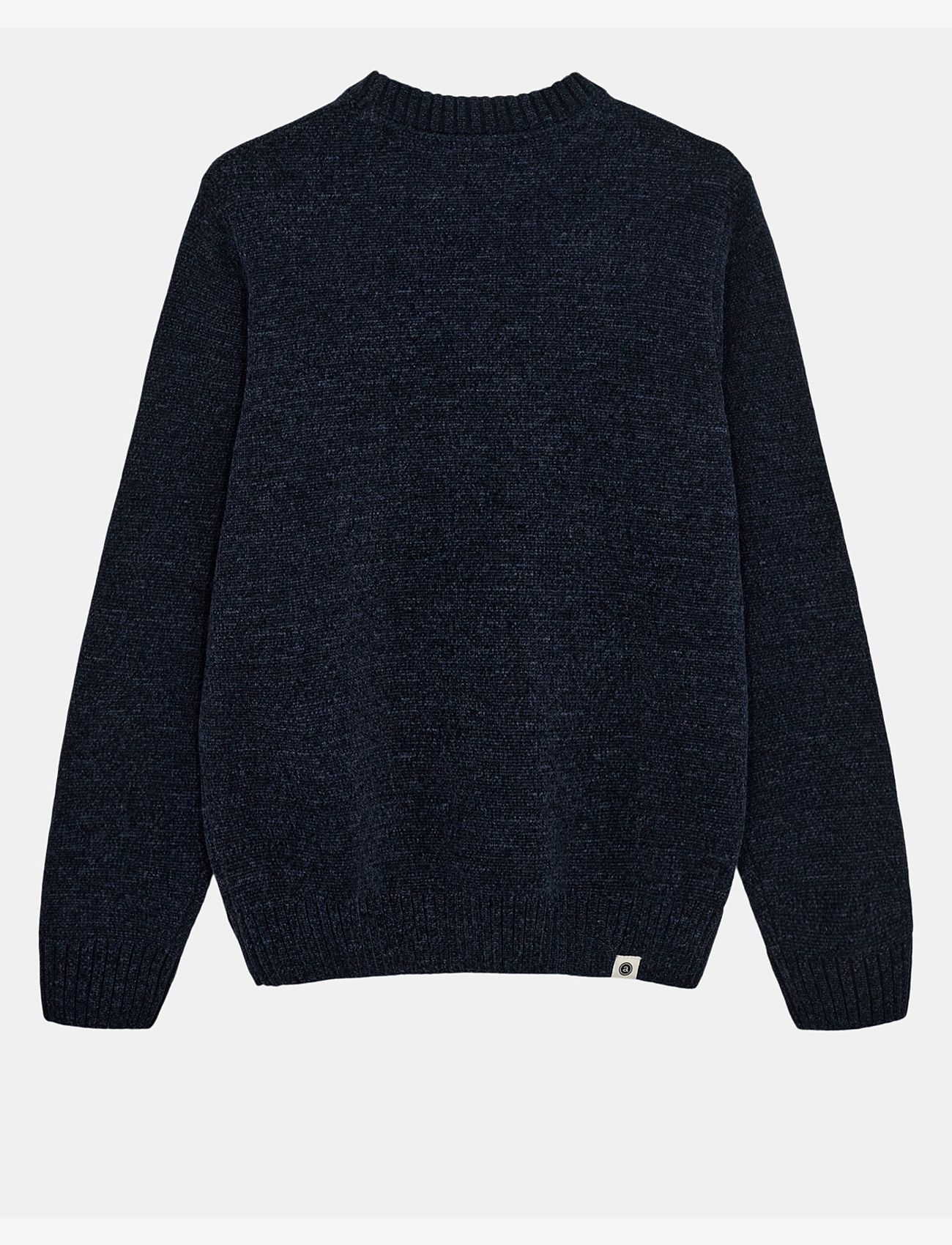 Anerkjendt - AKSUNE CHENILLE KNIT - rundhalsad - sky captain - 1