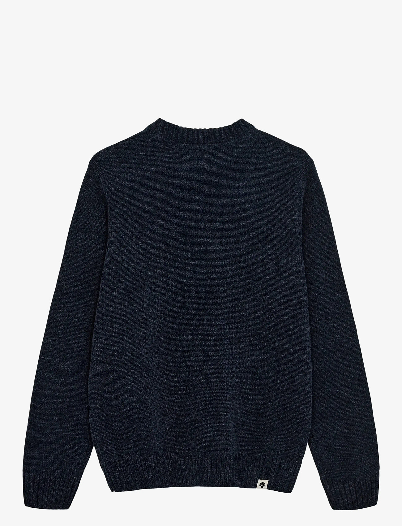 Anerkjendt - AKSUNE CHENILLE KNIT - rundhalsad - sky captain - 2