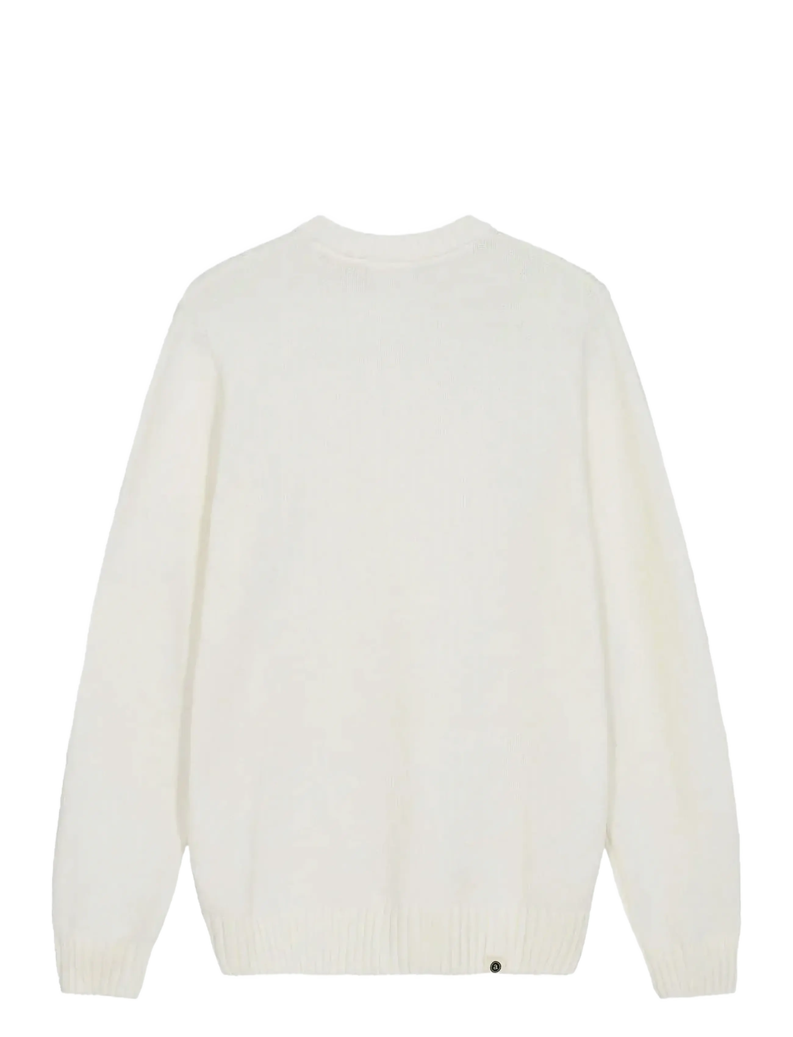 Anerkjendt - AKSUNE CHENILLE KNIT - rund hals - tofu - 1