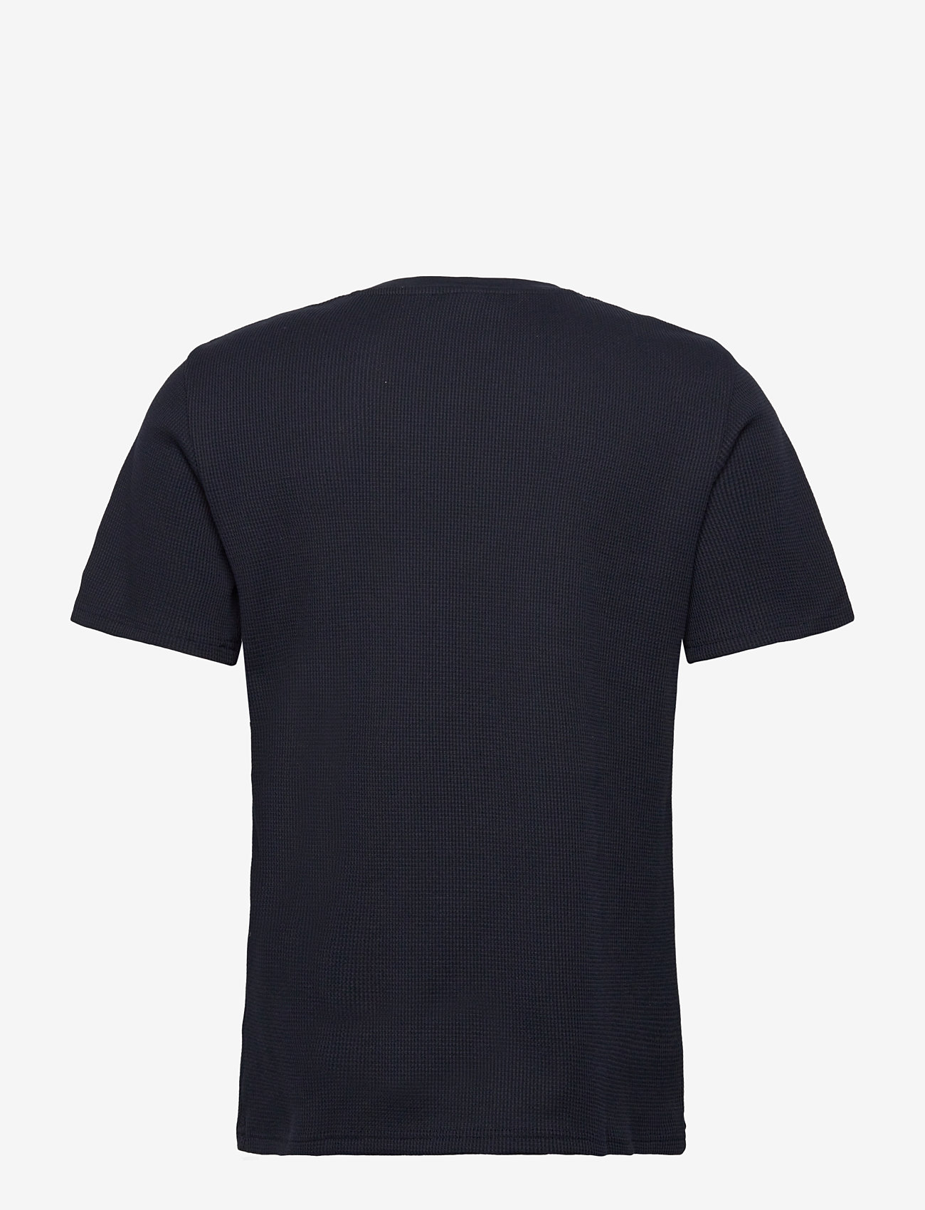 Anerkjendt - AKKIKKI S/S WAFFLE TEE - kortærmede t-shirts - sky captain - 1