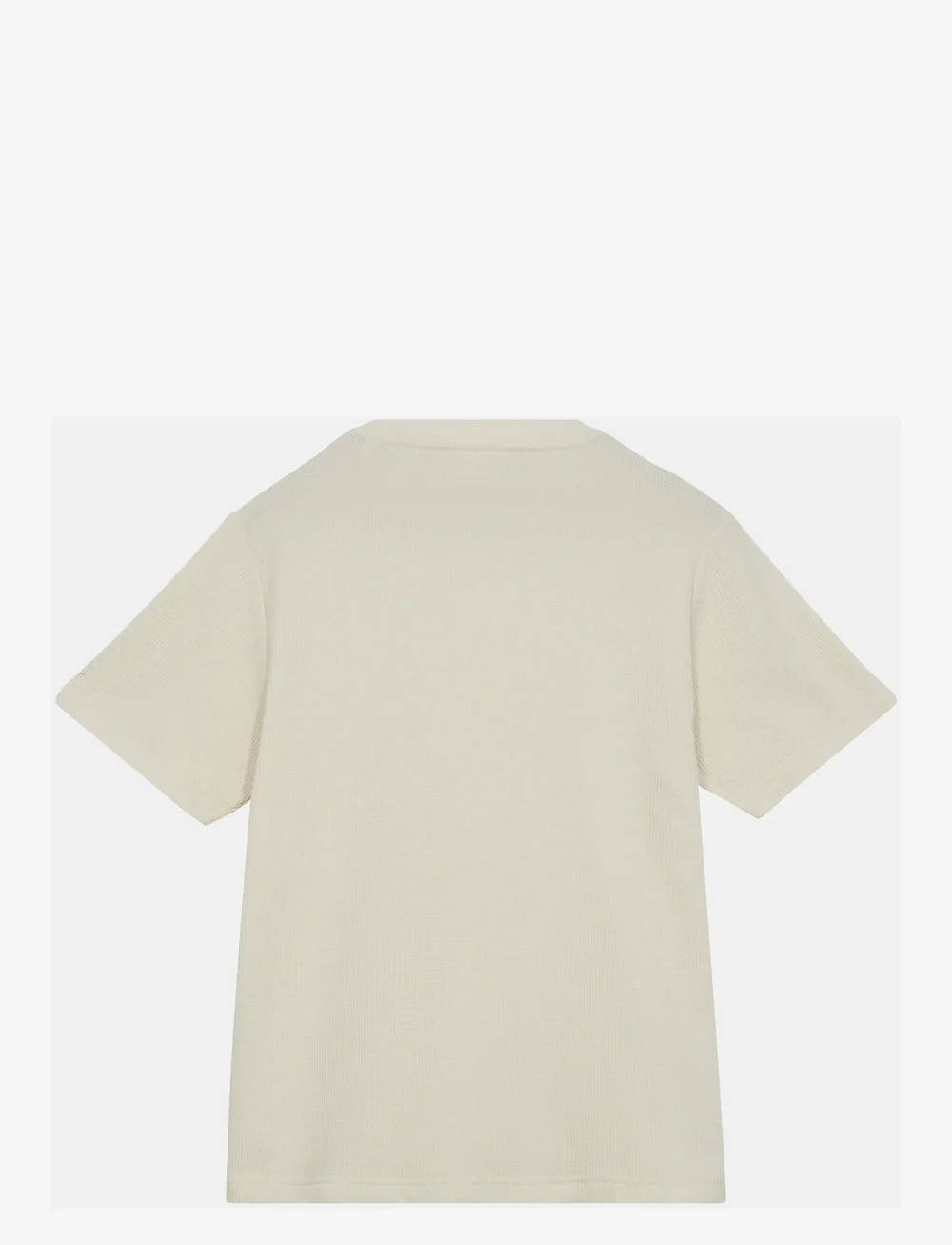 Anerkjendt - AKKIKKI S/S WAFFLE TEE - kurzärmelig - tofu - 1