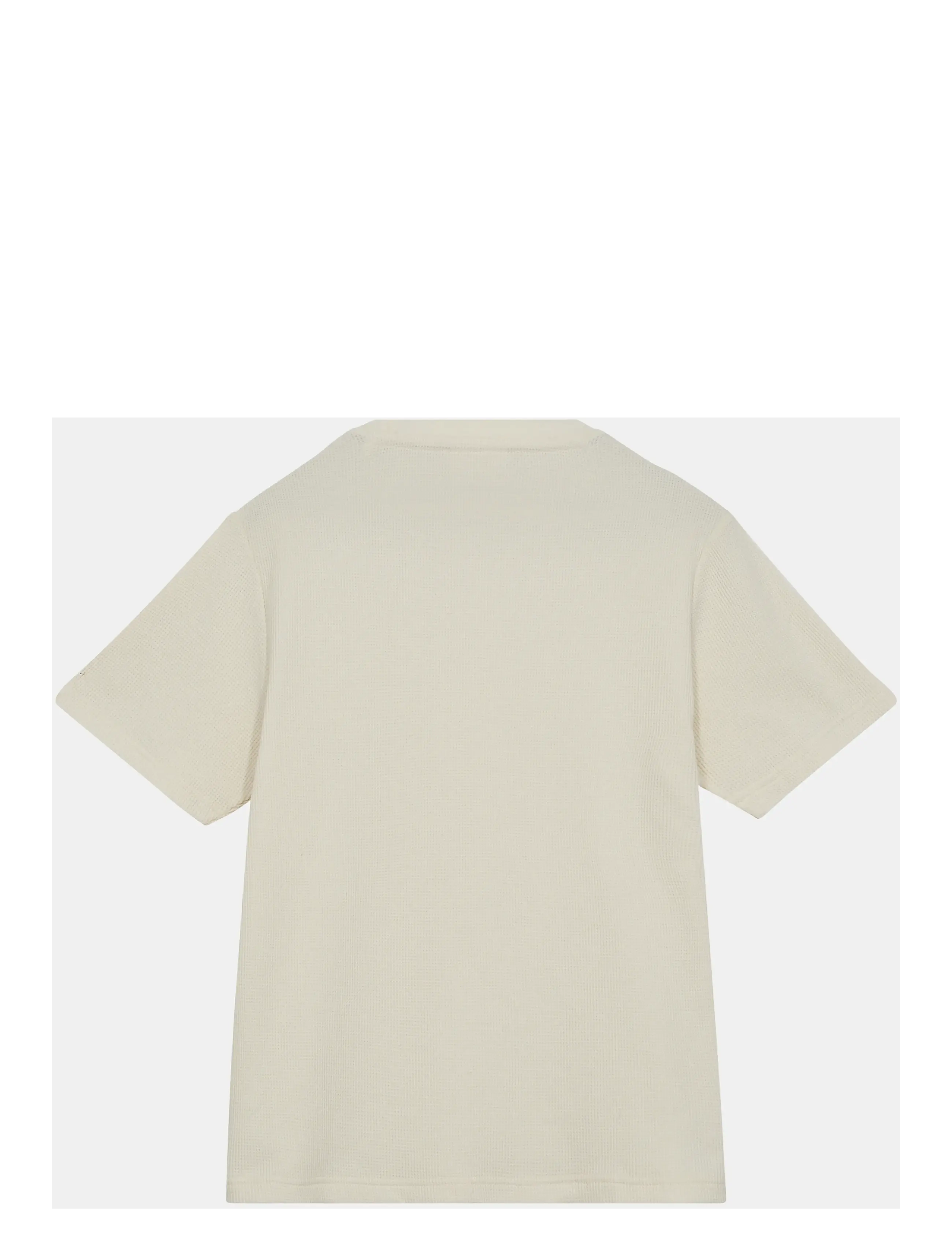 Anerkjendt - AKKIKKI S/S WAFFLE TEE - tofu - 1